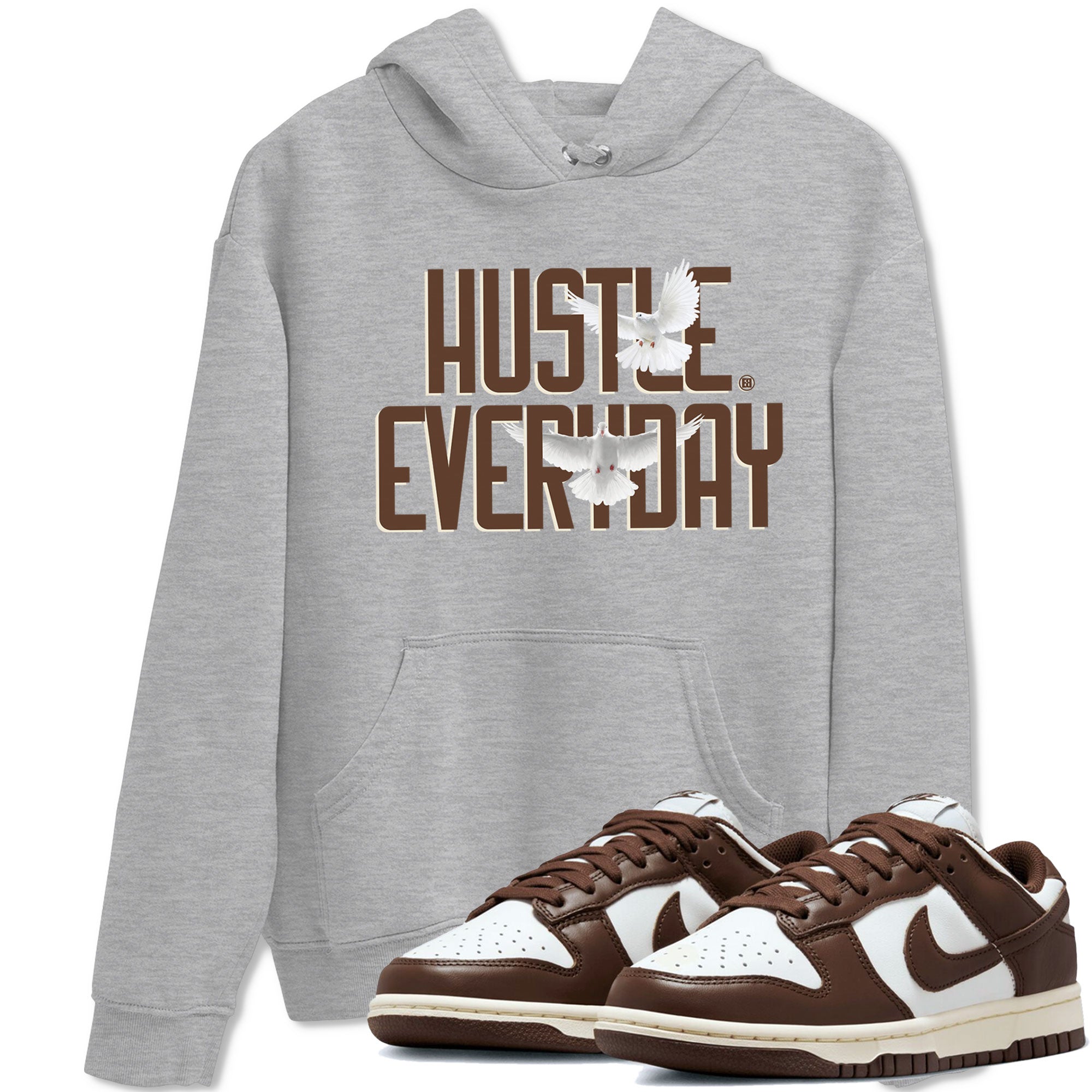 Daily Hustle snkmatch Tee - Dunk Cacao Wow