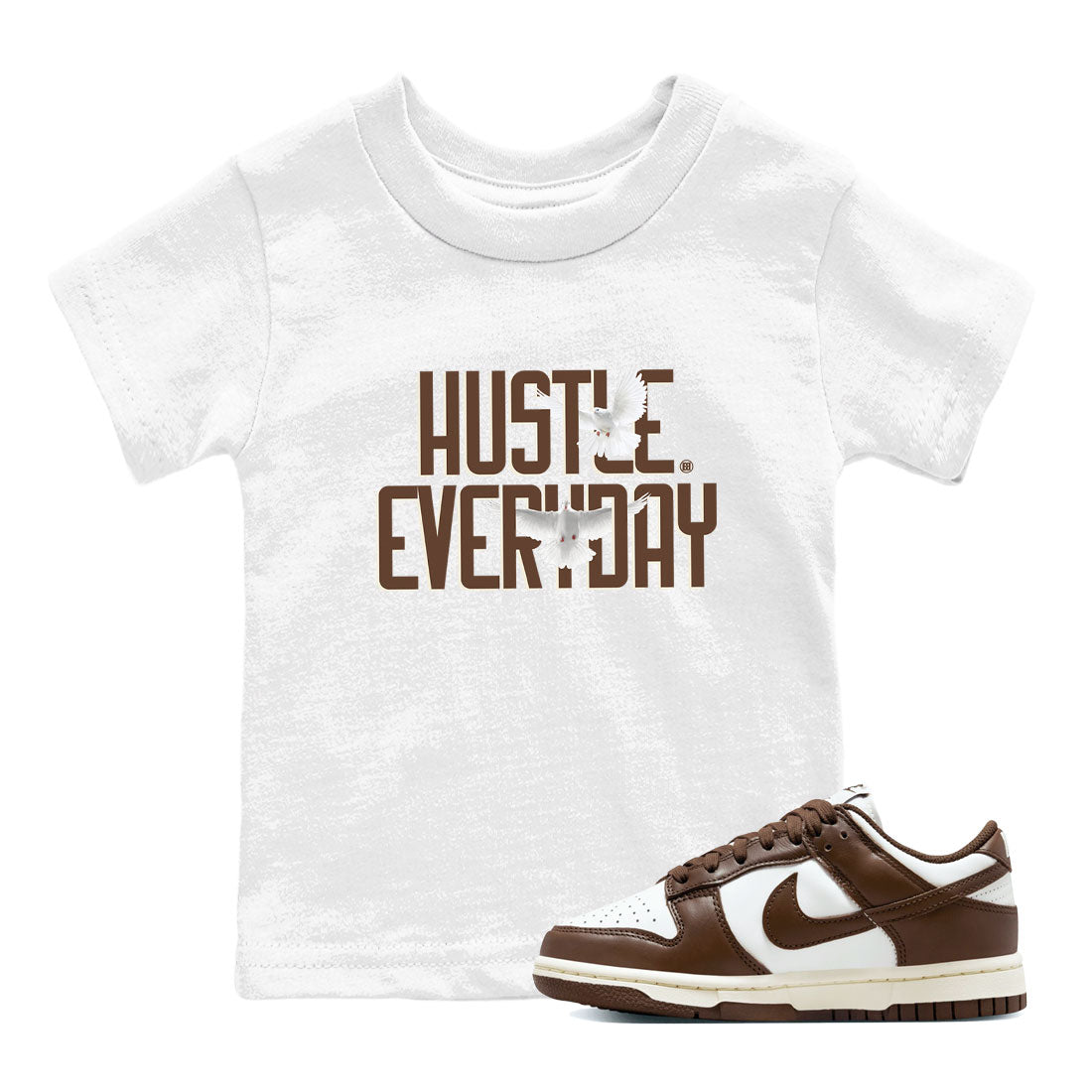 Daily Hustle snkmatch Tee Kids - Dunk Cacao Wow