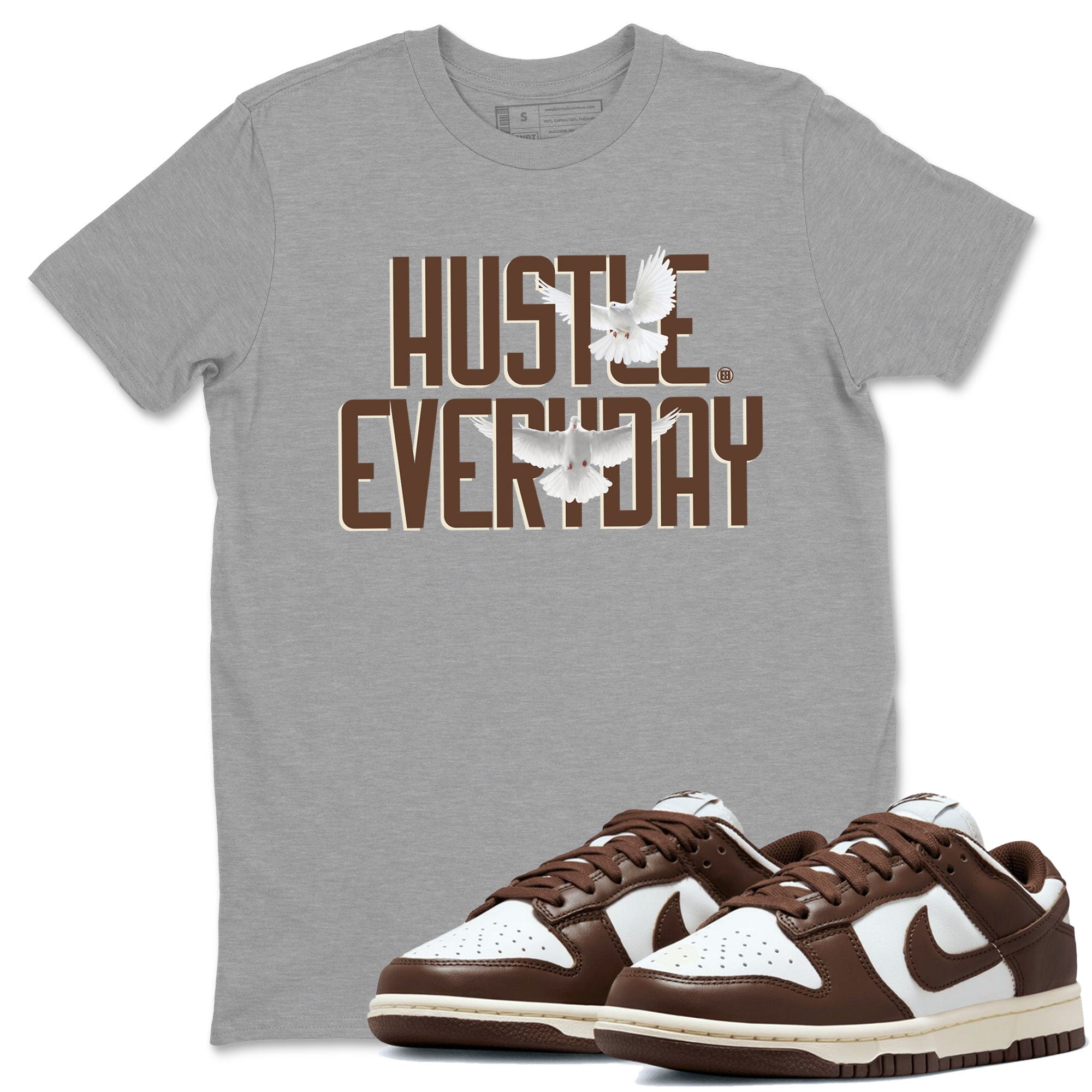 Daily Hustle snkmatch Tee - Dunk Cacao Wow
