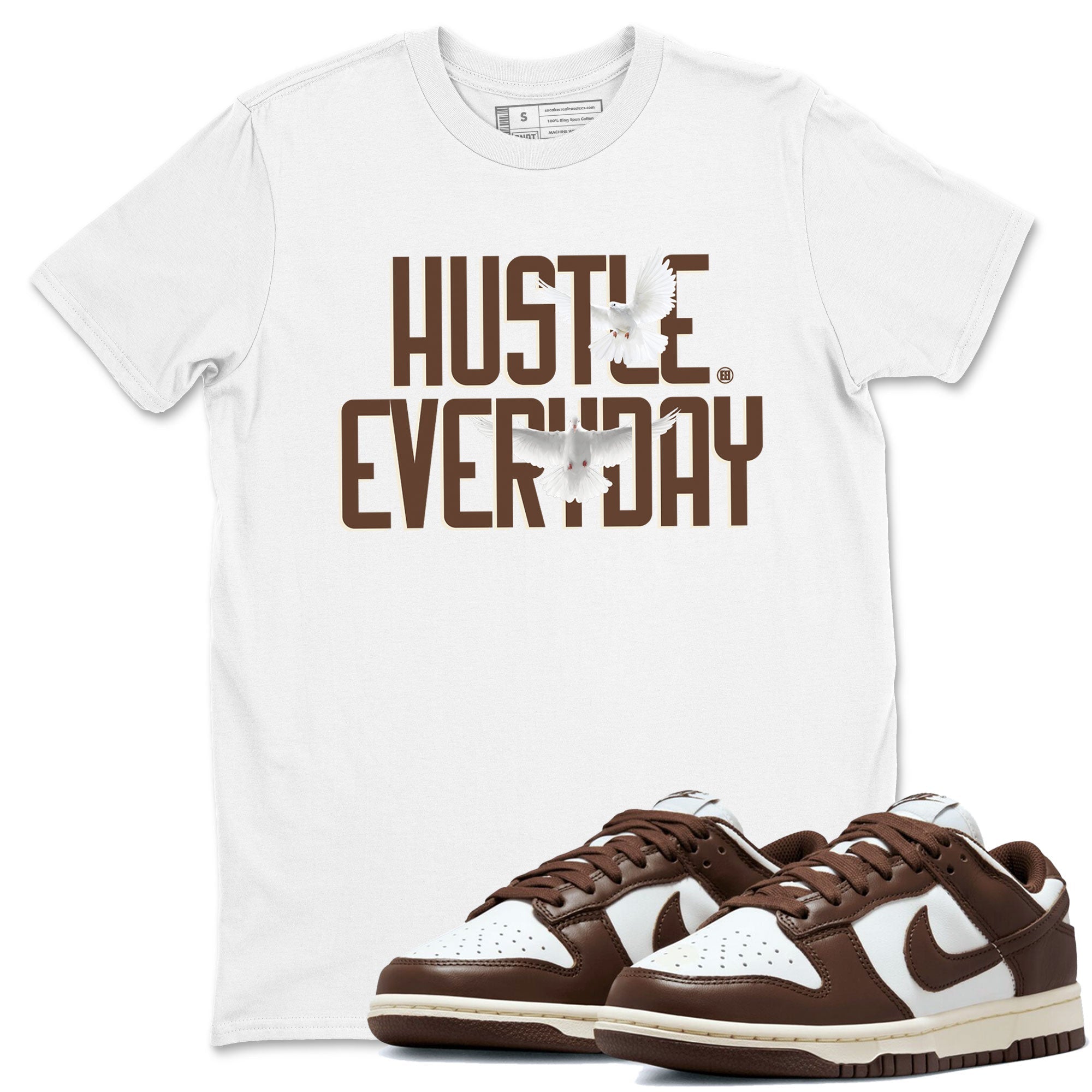Daily Hustle snkmatch Tee - Dunk Cacao Wow