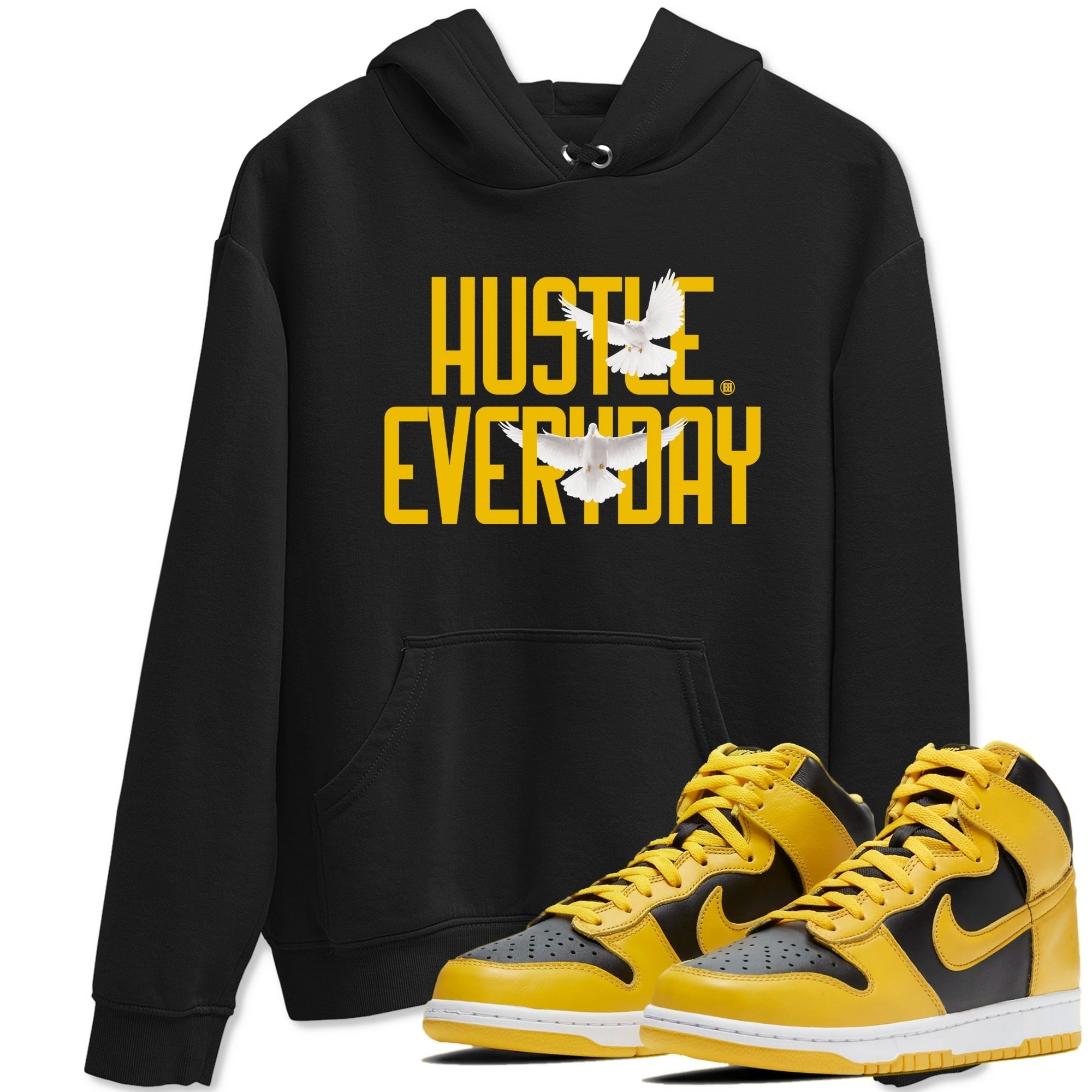 Daily Hustle snkmatch Tees - Dunk High Pollen