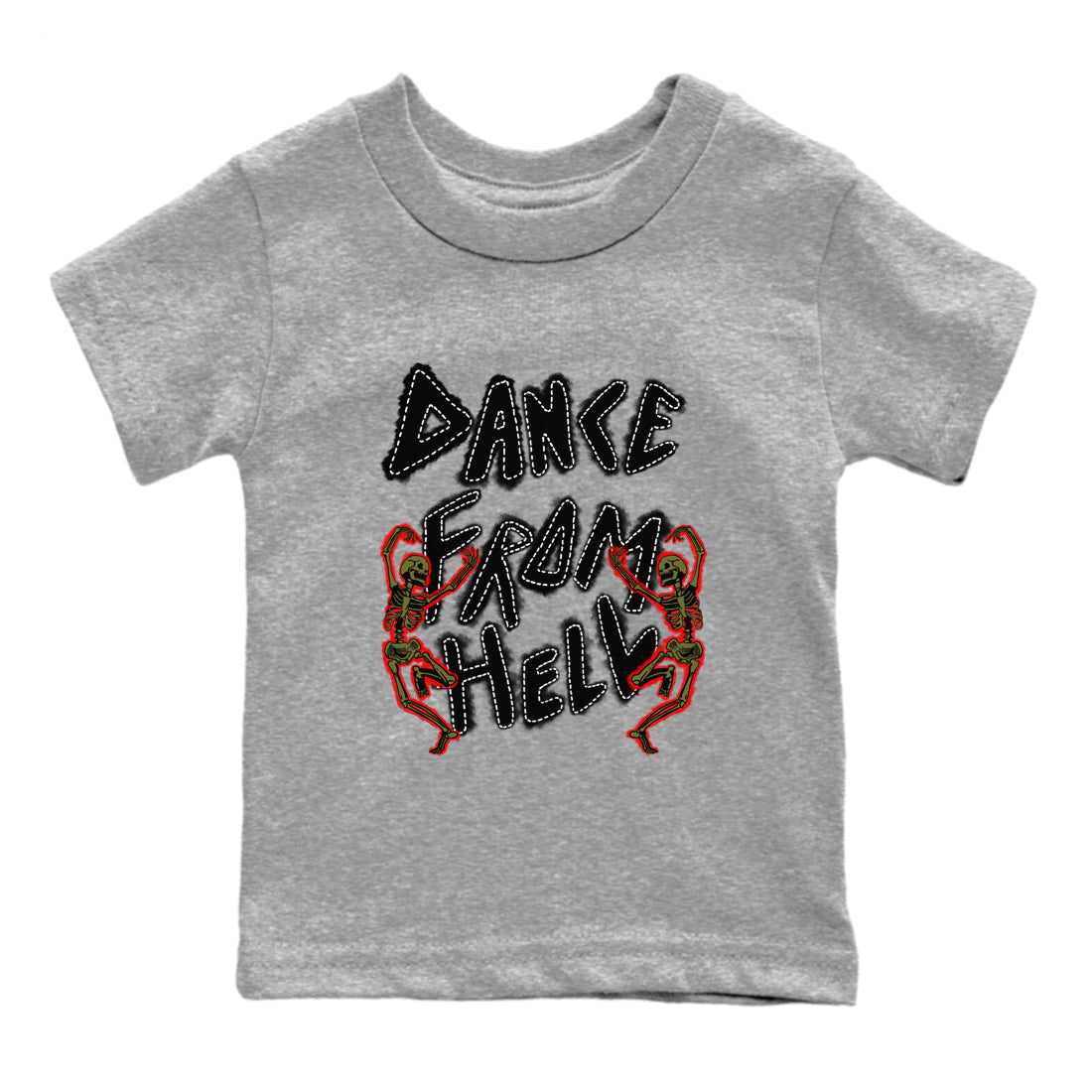 Dance From Hell snkmatch Tees Kids - Air Jordan 1 Travis Scott Medium Olive