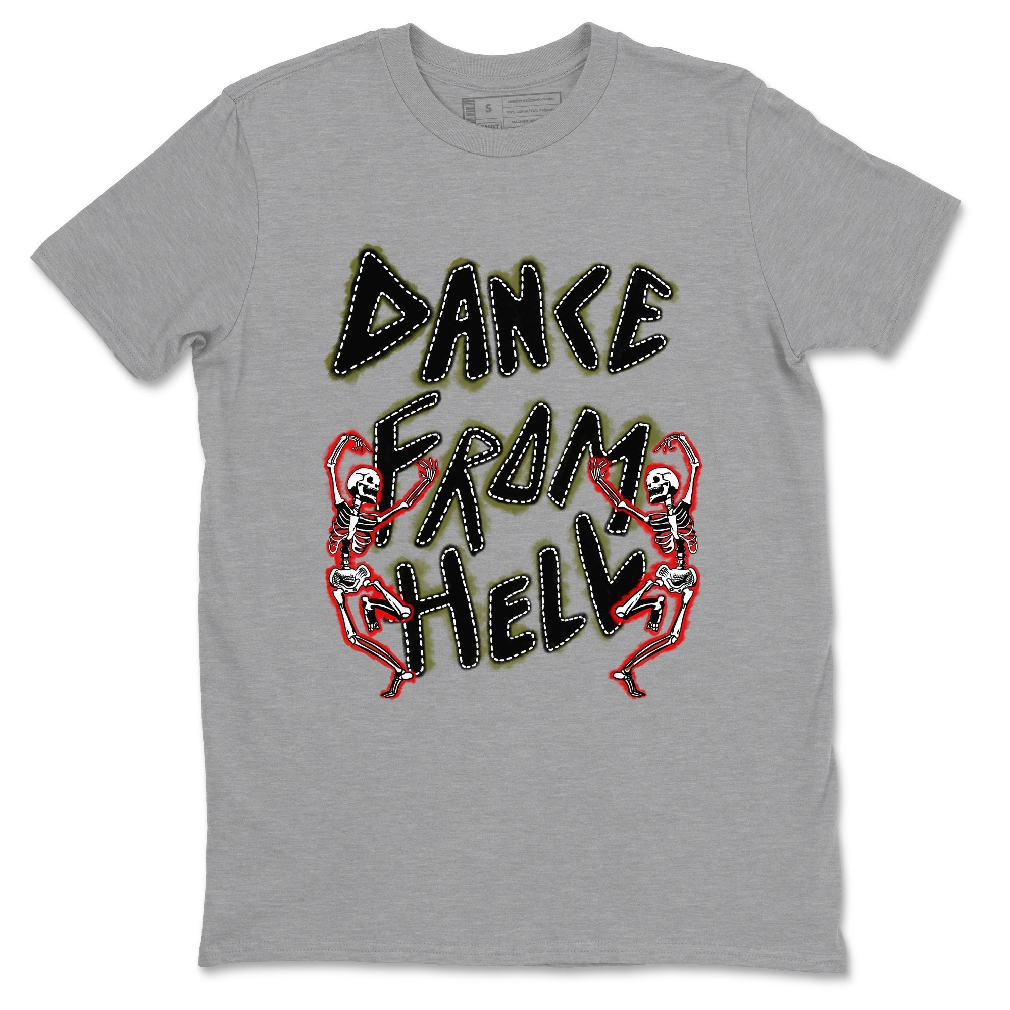 Dance From Hell snkmatch Tees - Air Jordan 1 Travis Scott Medium Olive