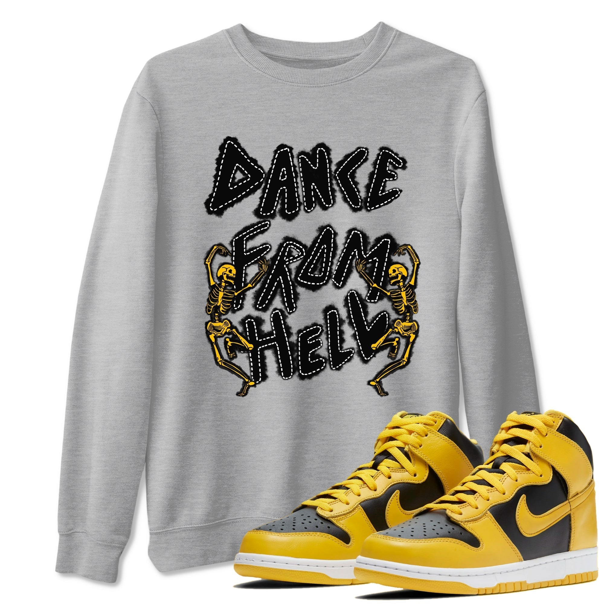 Dance From Hell snkmatch Tees - Dunk High Pollen