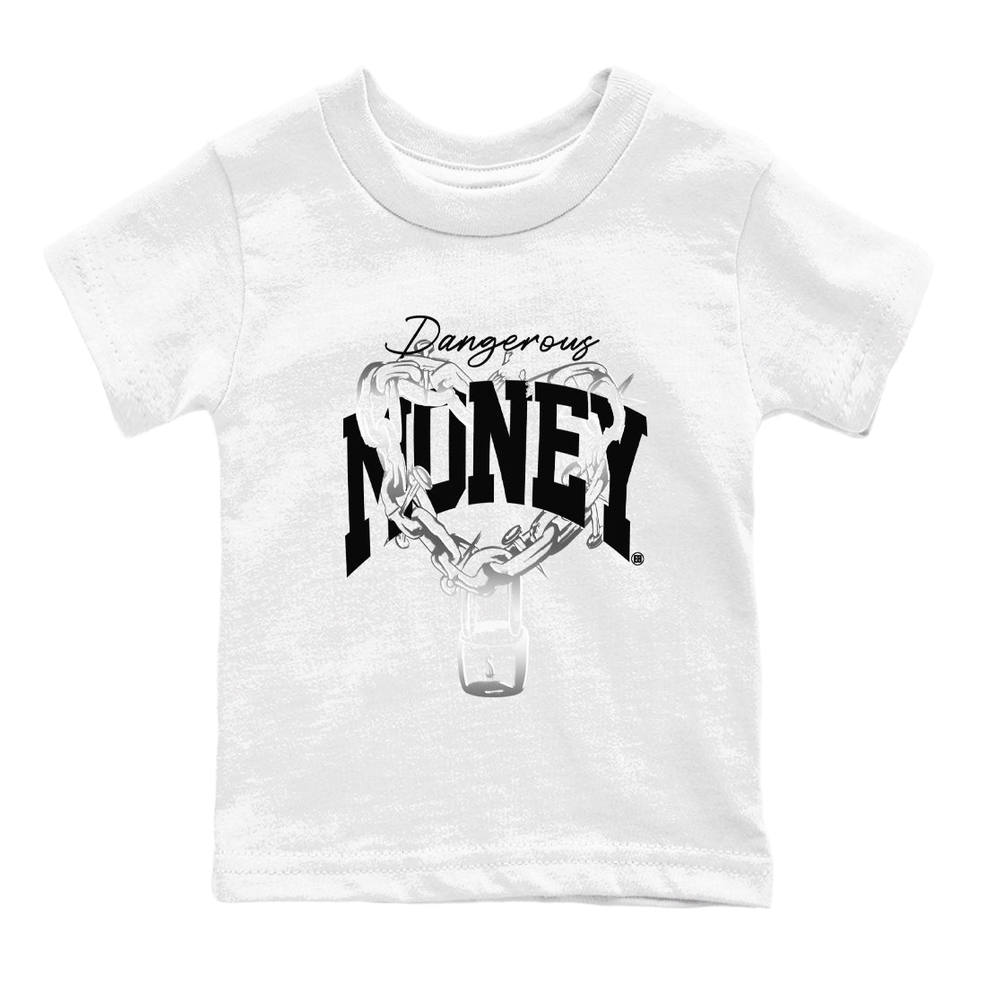 Dangerous Money snkmatch Tees Kids - AE 1 Silver Metallic