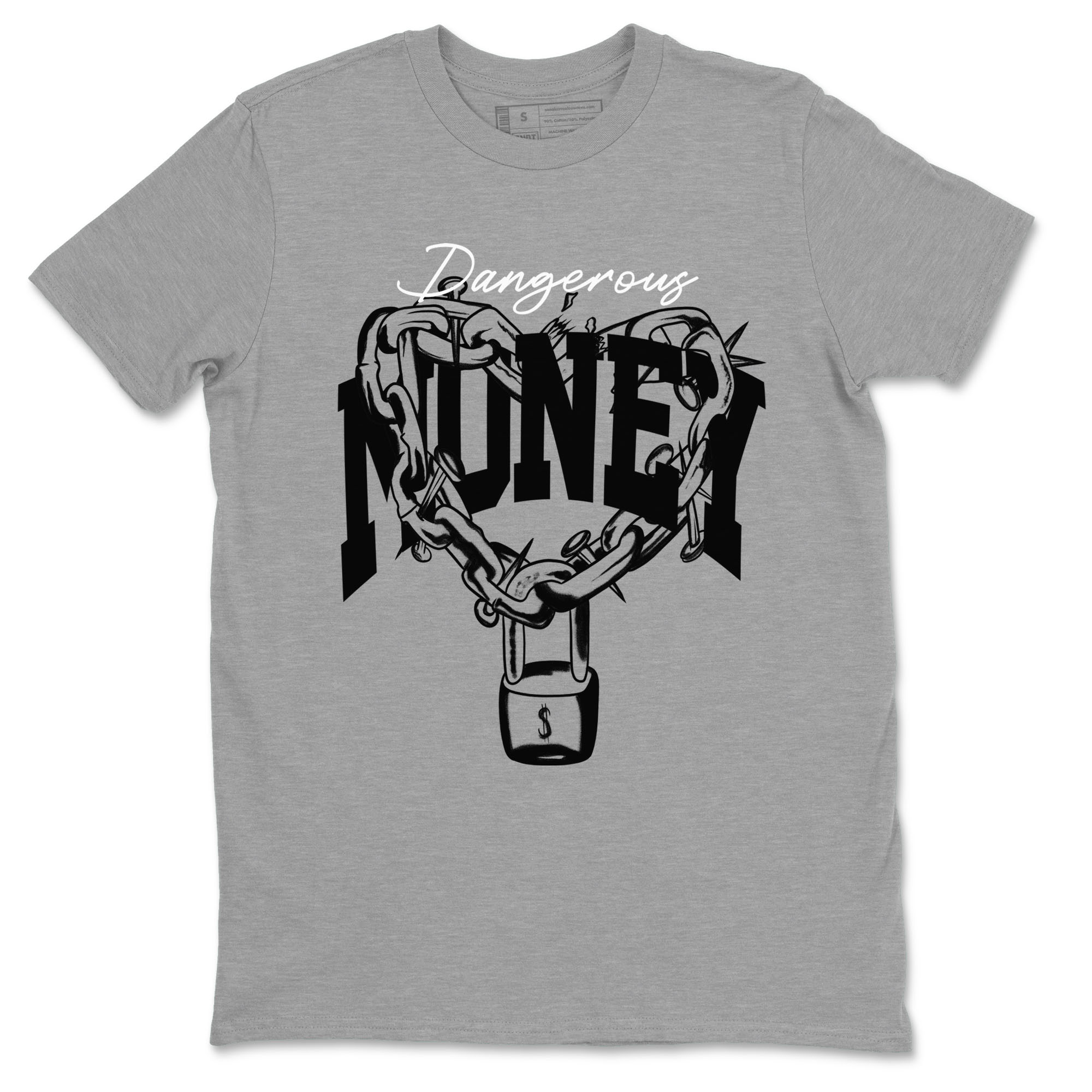 Dangerous Money snkmatch Tees - Air Jordan 1 Black White