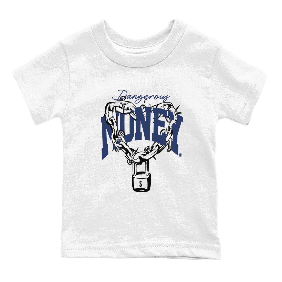 Dangerous Money snkmatch Tees Kids - Air Jordan 1 Midnight Navy