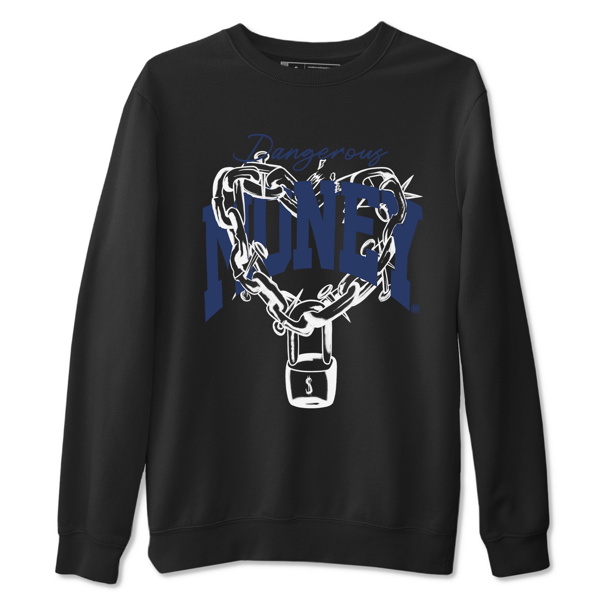 Dangerous Money snkmatch Tees - Air Jordan 1 Midnight Navy