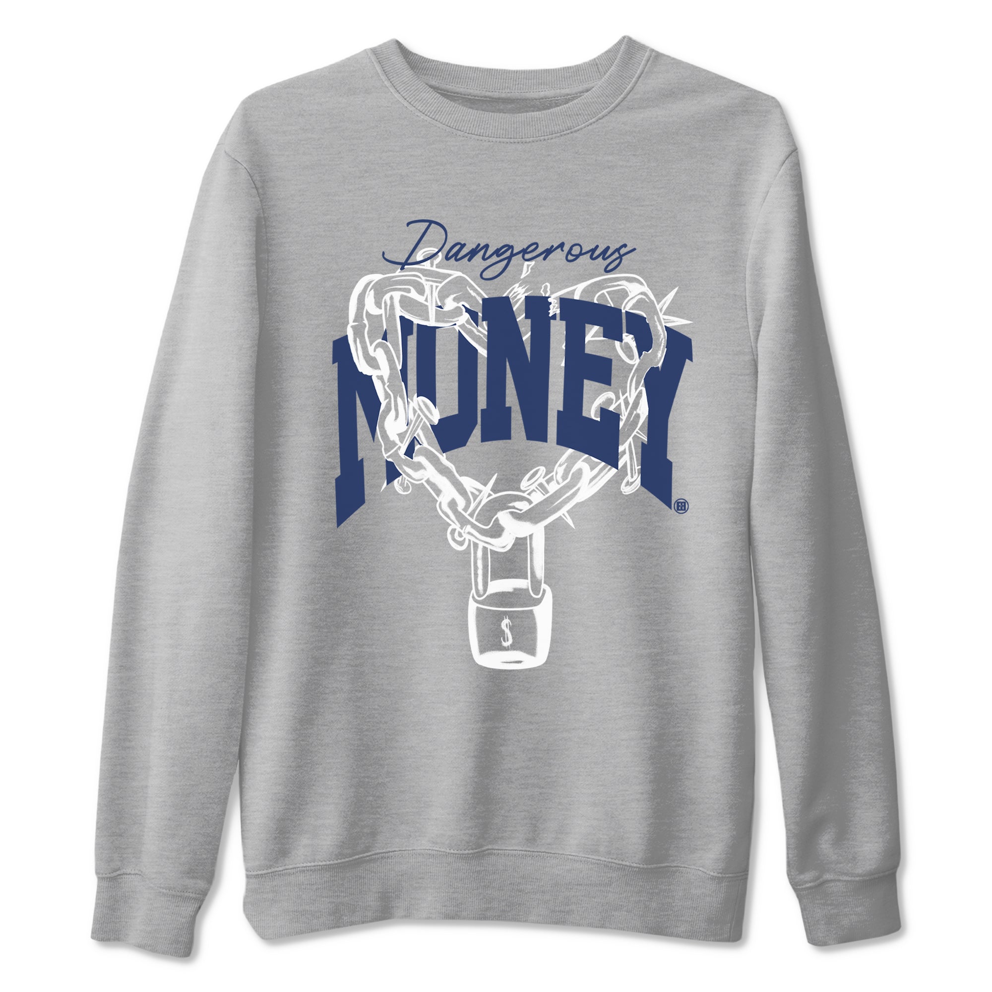 Dangerous Money snkmatch Tees - Air Jordan 1 Midnight Navy