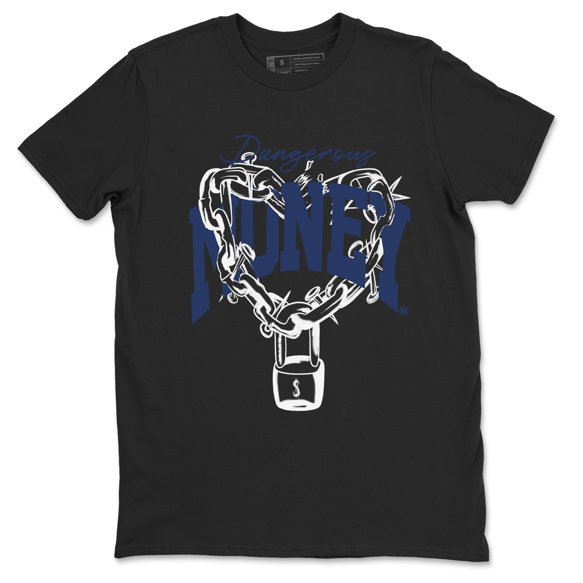 Dangerous Money snkmatch Tees - Air Jordan 1 Midnight Navy