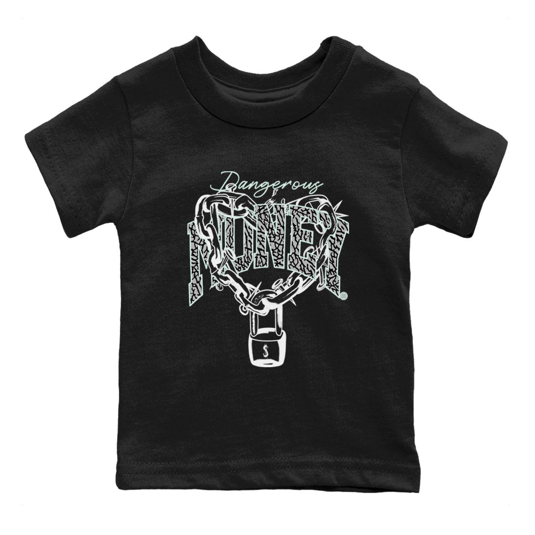 Dangerous Money snkmatch Tees Kids - Air Jordan 3 Green Glow