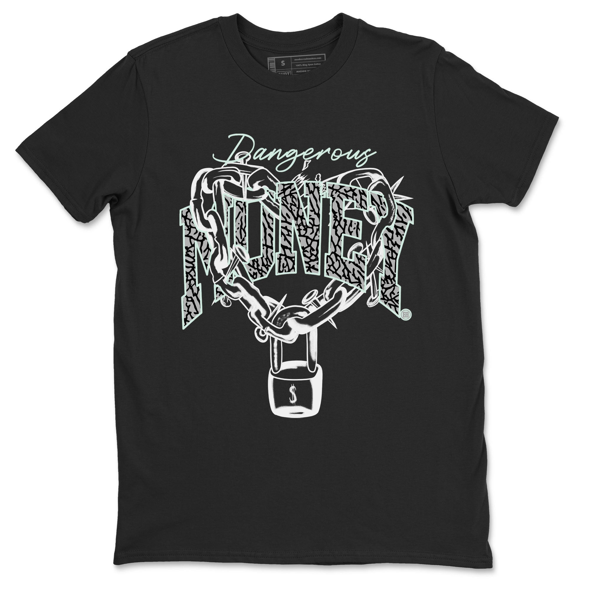 Dangerous Money snkmatch Tees - Air Jordan 3 Green Glow