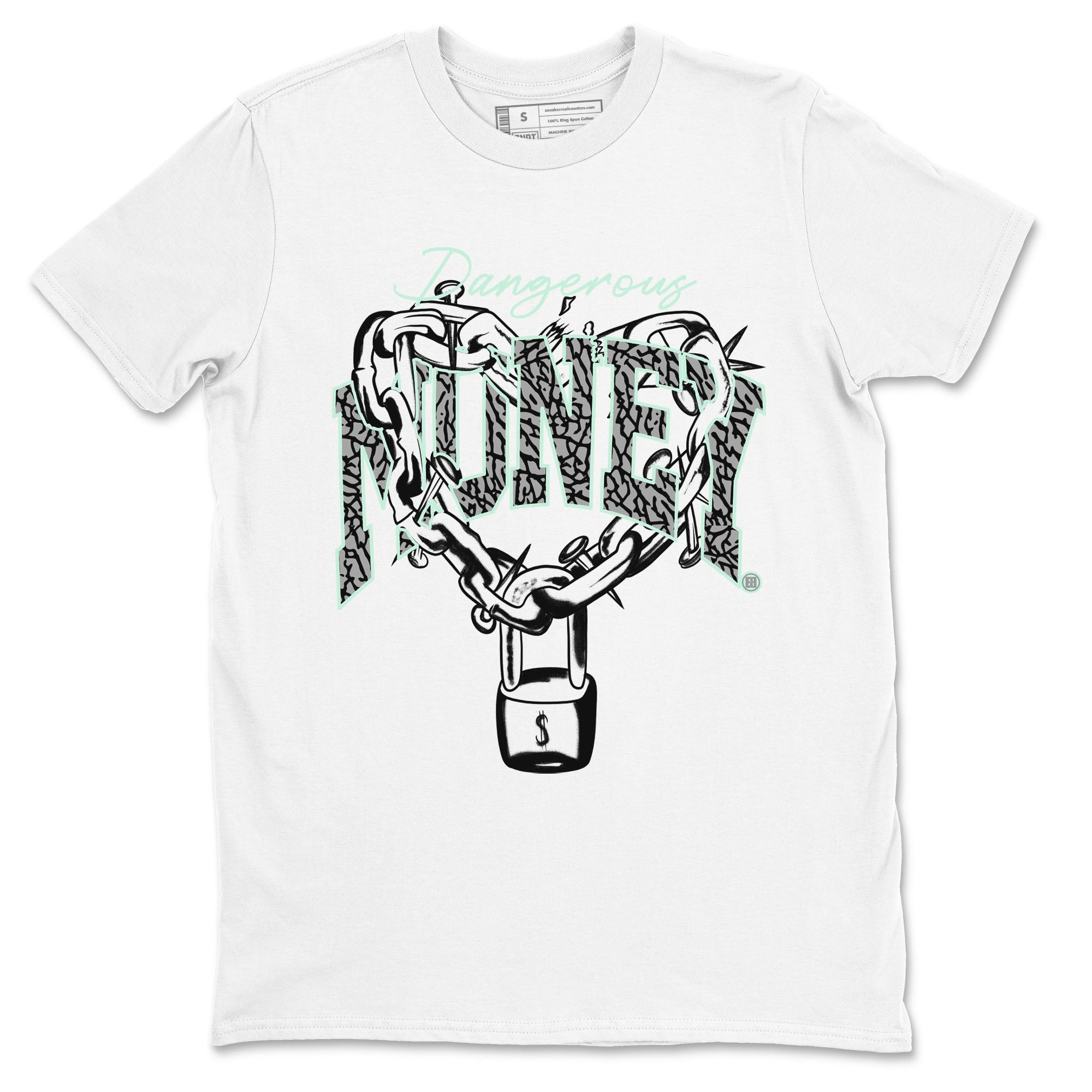 Dangerous Money snkmatch Tees - Air Jordan 3 Green Glow