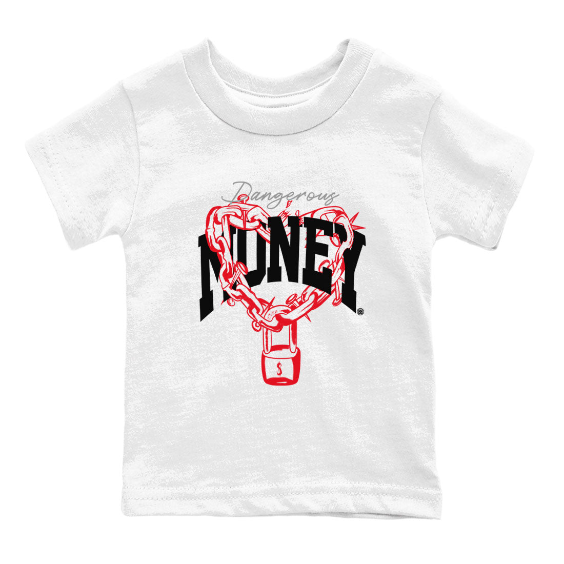 Dangerous Money snkmatch Tees Kids - Air Jordan 4 Bred Reimagined
