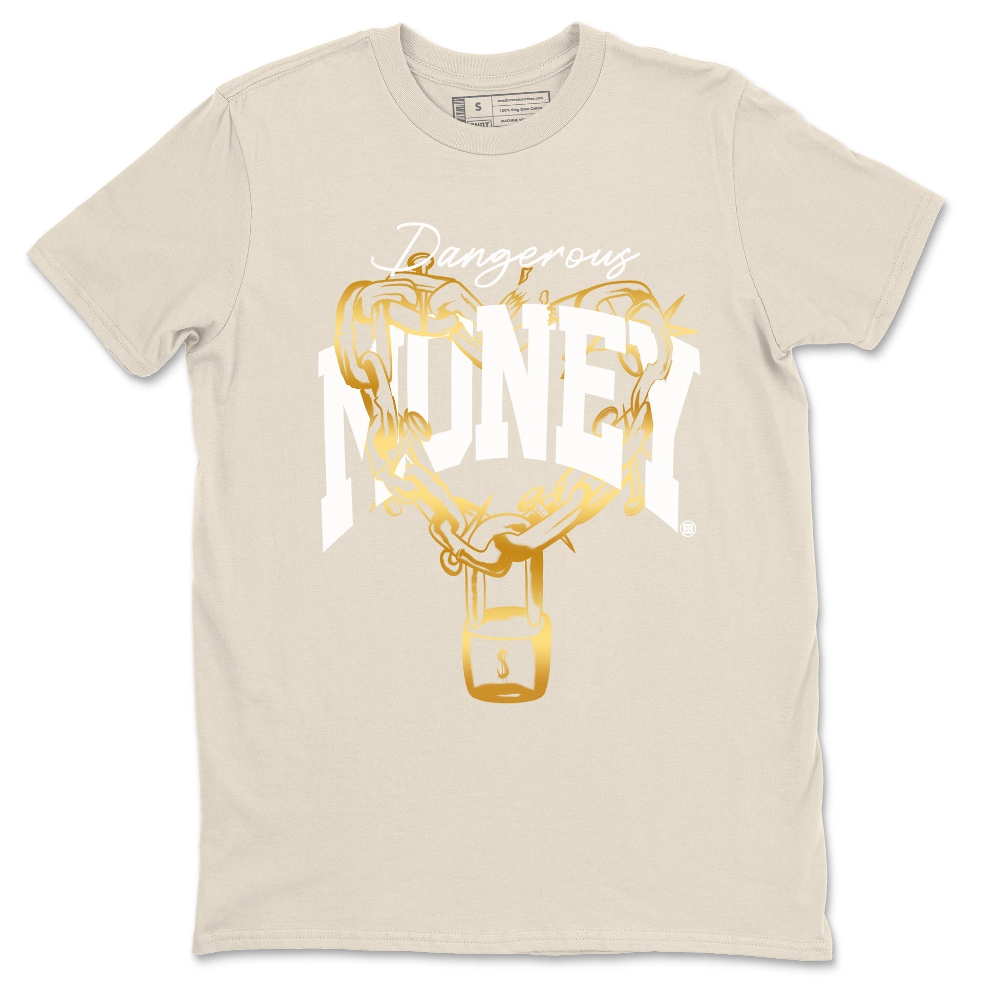 Dangerous Money snkmatch Tees - Air Jordan 4 Sail 2024