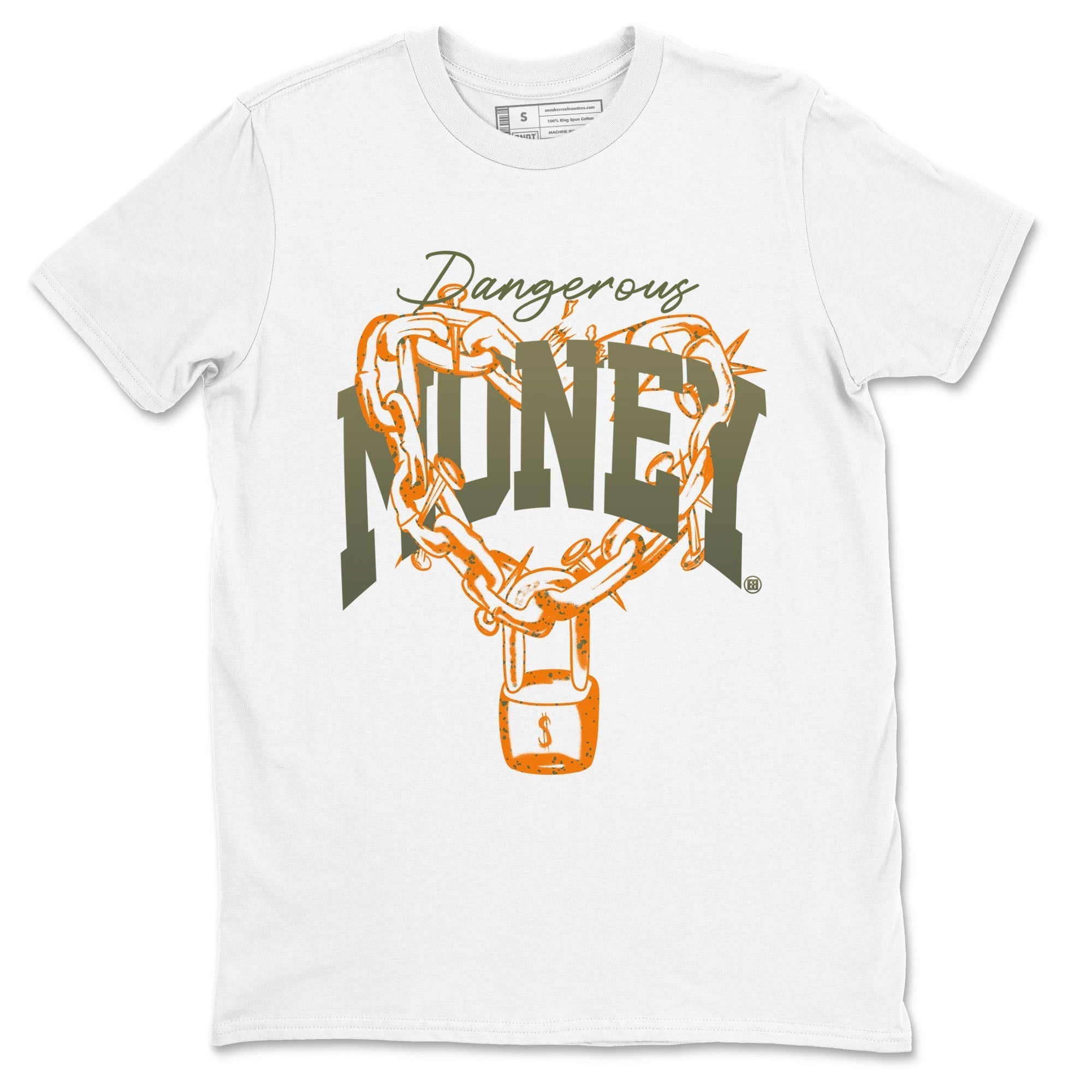 Dangerous Money snkmatch Tees - Air Jordan 5 Olive