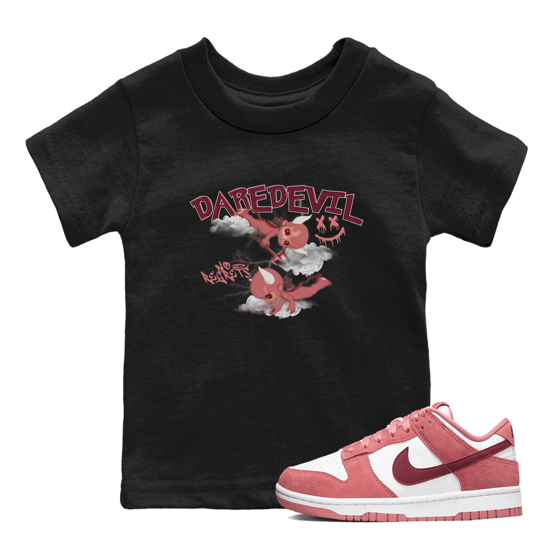 Dare Devil snkmatch Tee Kids - Dunk Valentines Day 2024