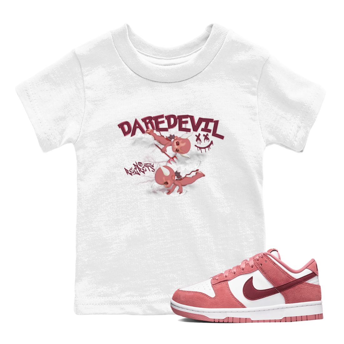 Dare Devil snkmatch Tee Kids - Dunk Valentines Day 2024