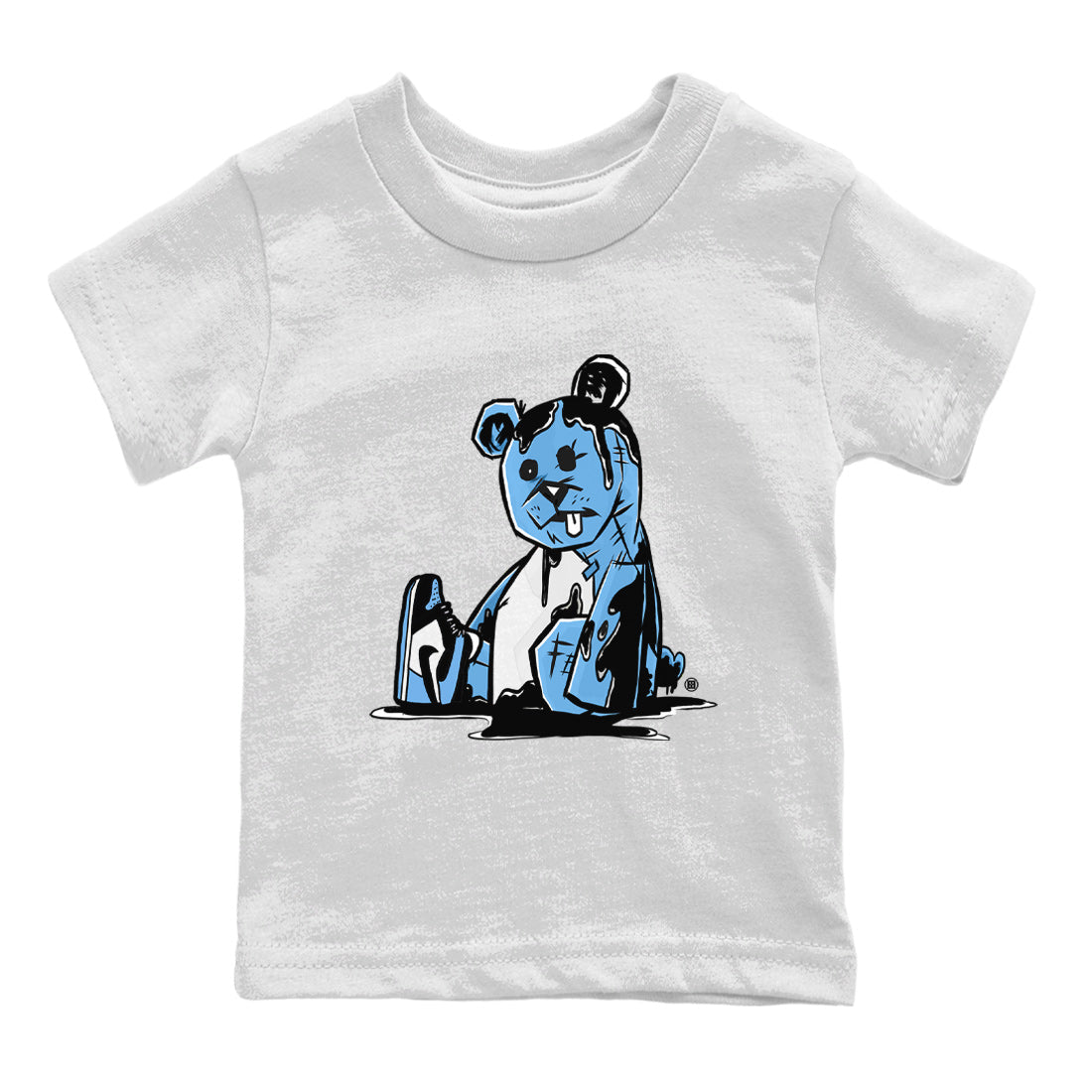 Dark Bear Kids Tops - Air Jordan 1 UNC Toe