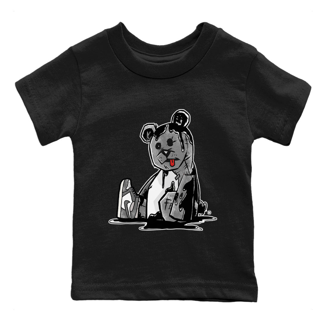 Dark Bear Kids Tops - Air Jordan 1 Washed Heritage