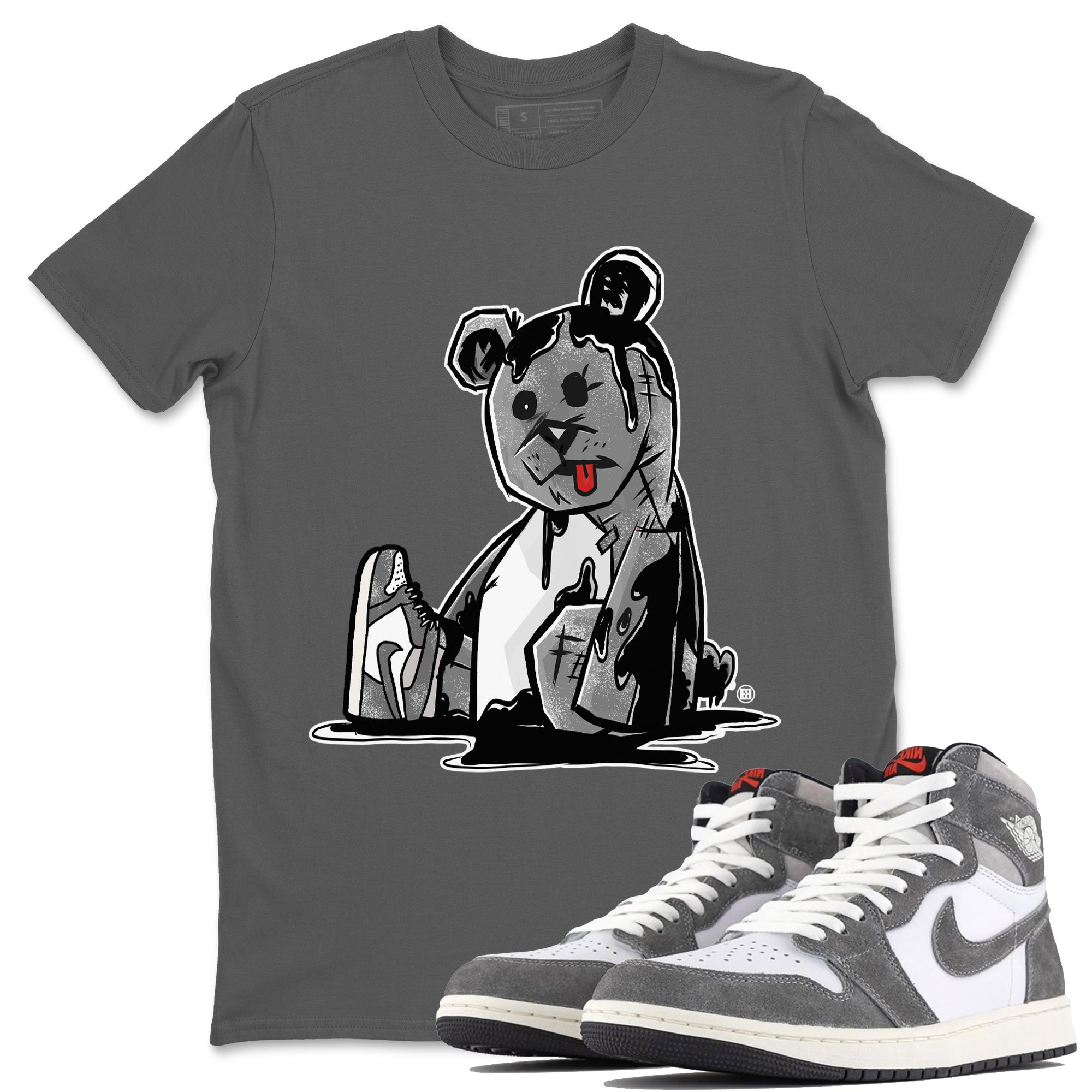 Dark Bear Unisex Tops - Air Jordan 1 Washed Heritage