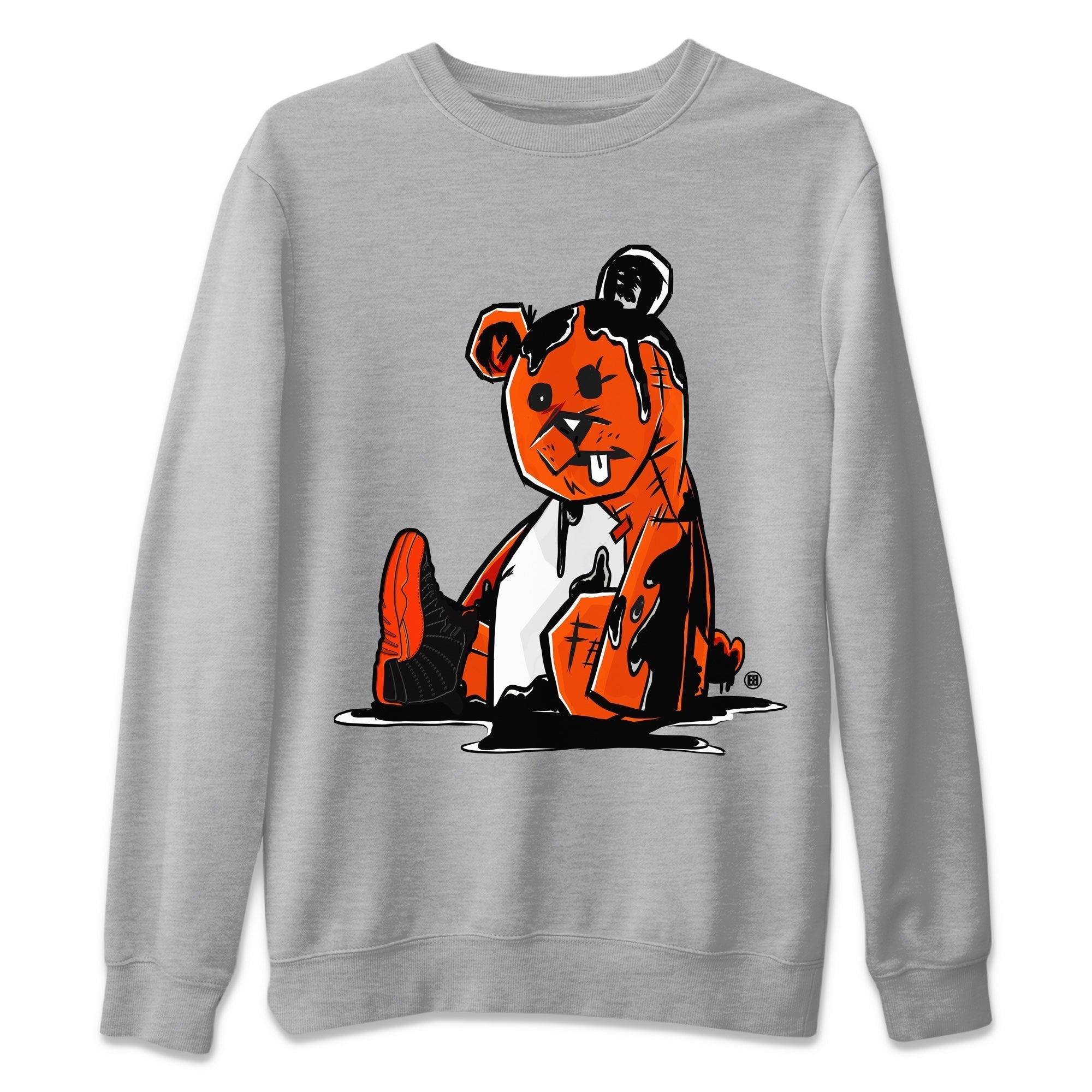 Dark Bear Unisex Tops - Air Jordan 12 Brilliant Orange