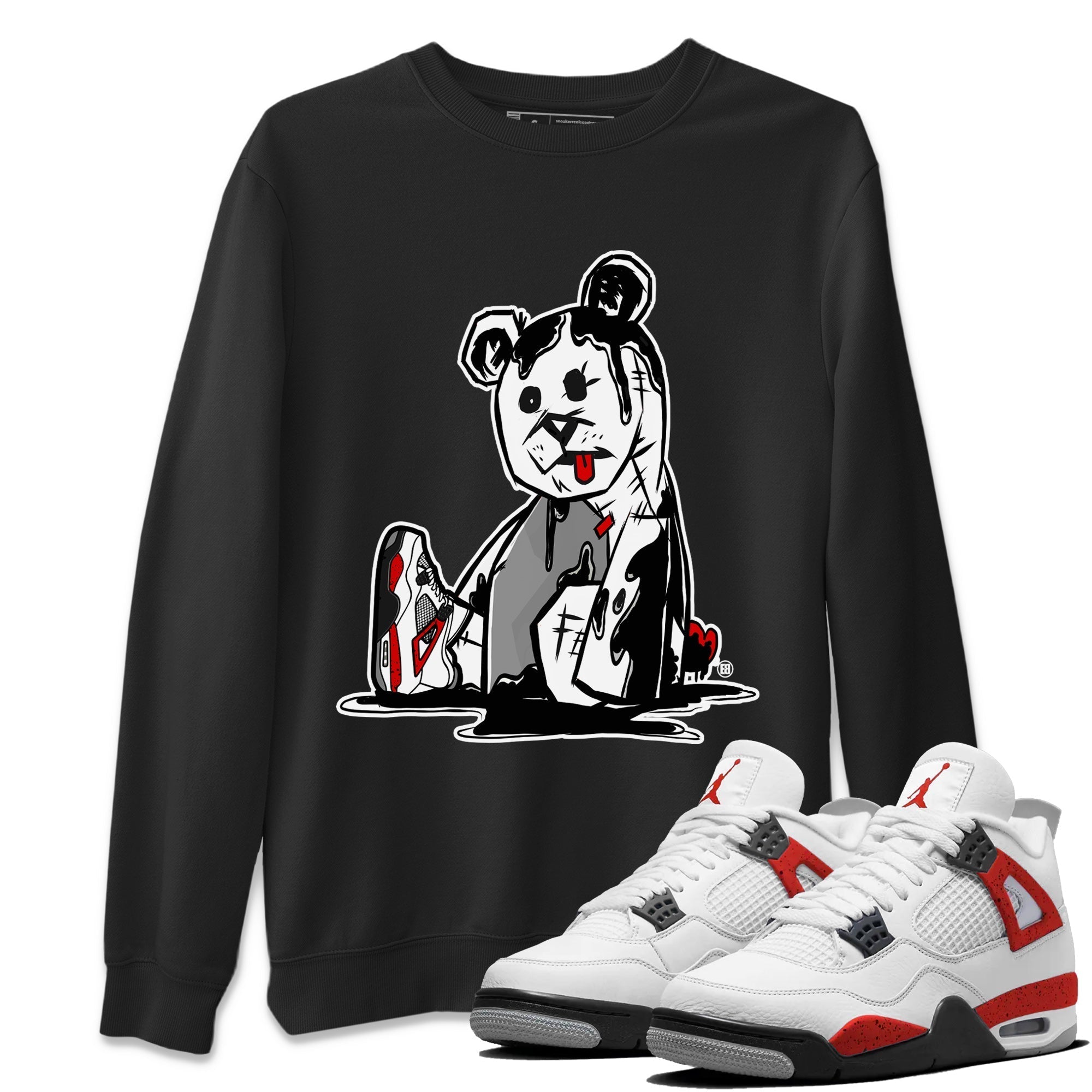 Dark Bear Unisex Tops - Air Jordan 4 Red Cement