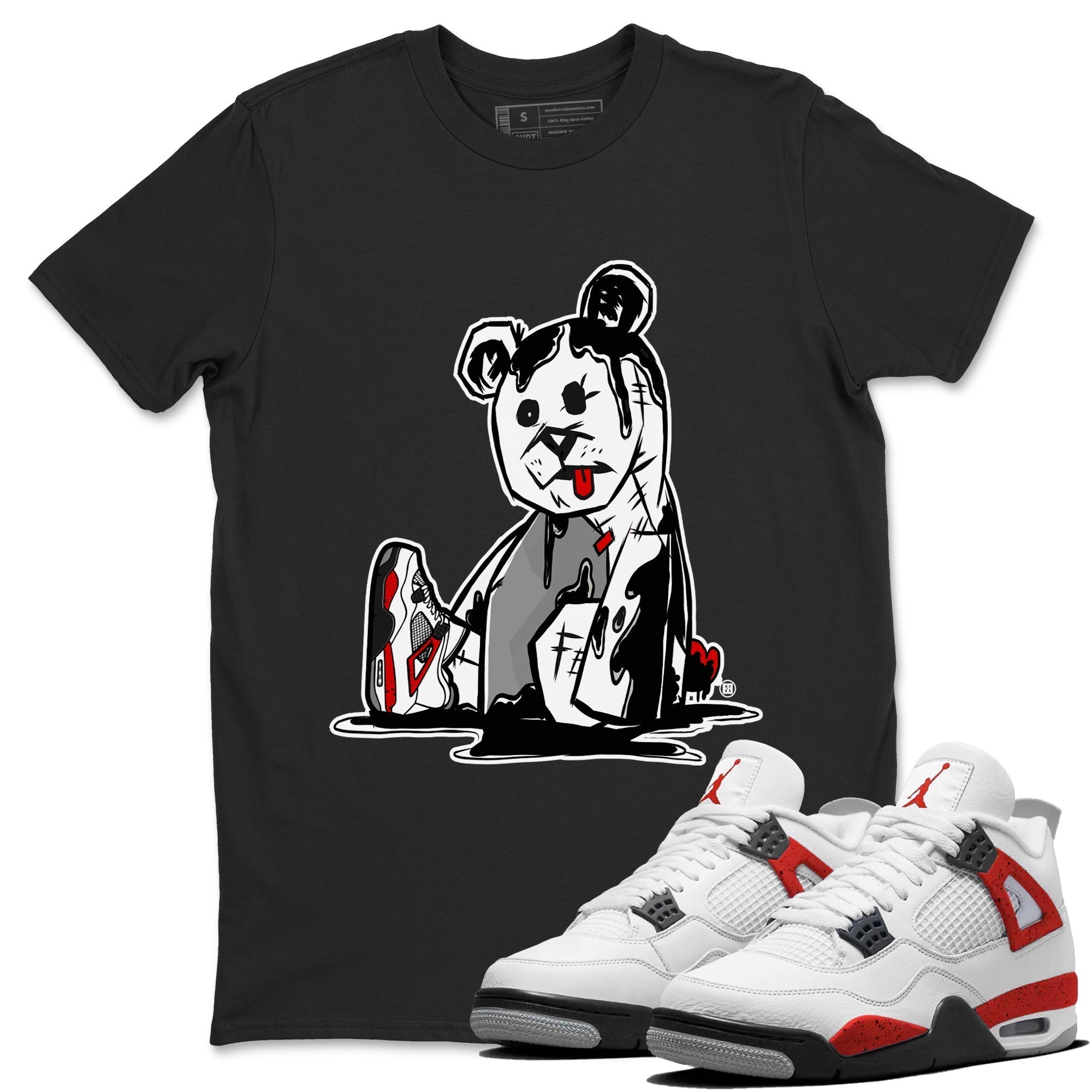 Dark Bear Unisex Tops - Air Jordan 4 Red Cement