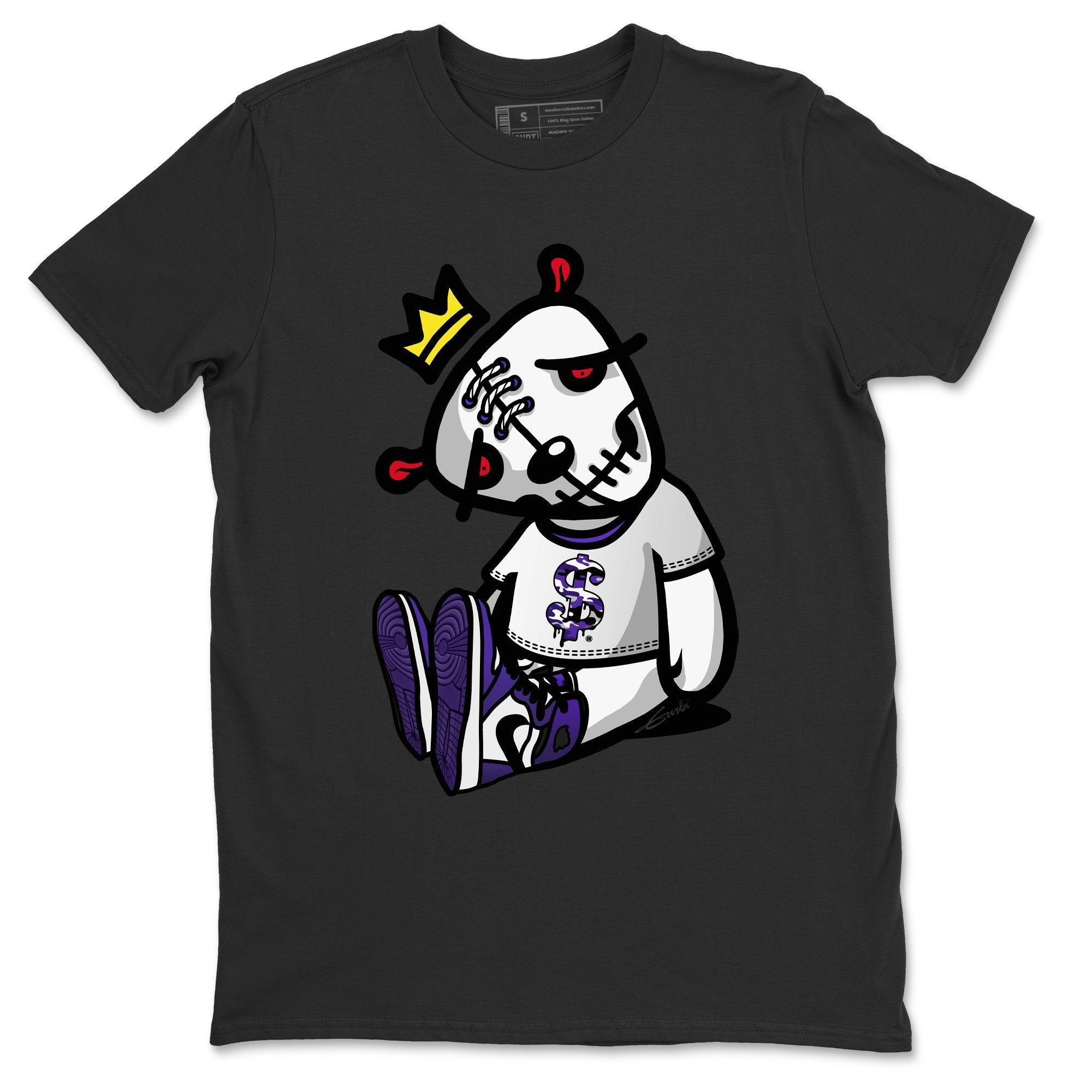 Dead Dolls Unisex Tops - Air Jordan 1 Court Purple