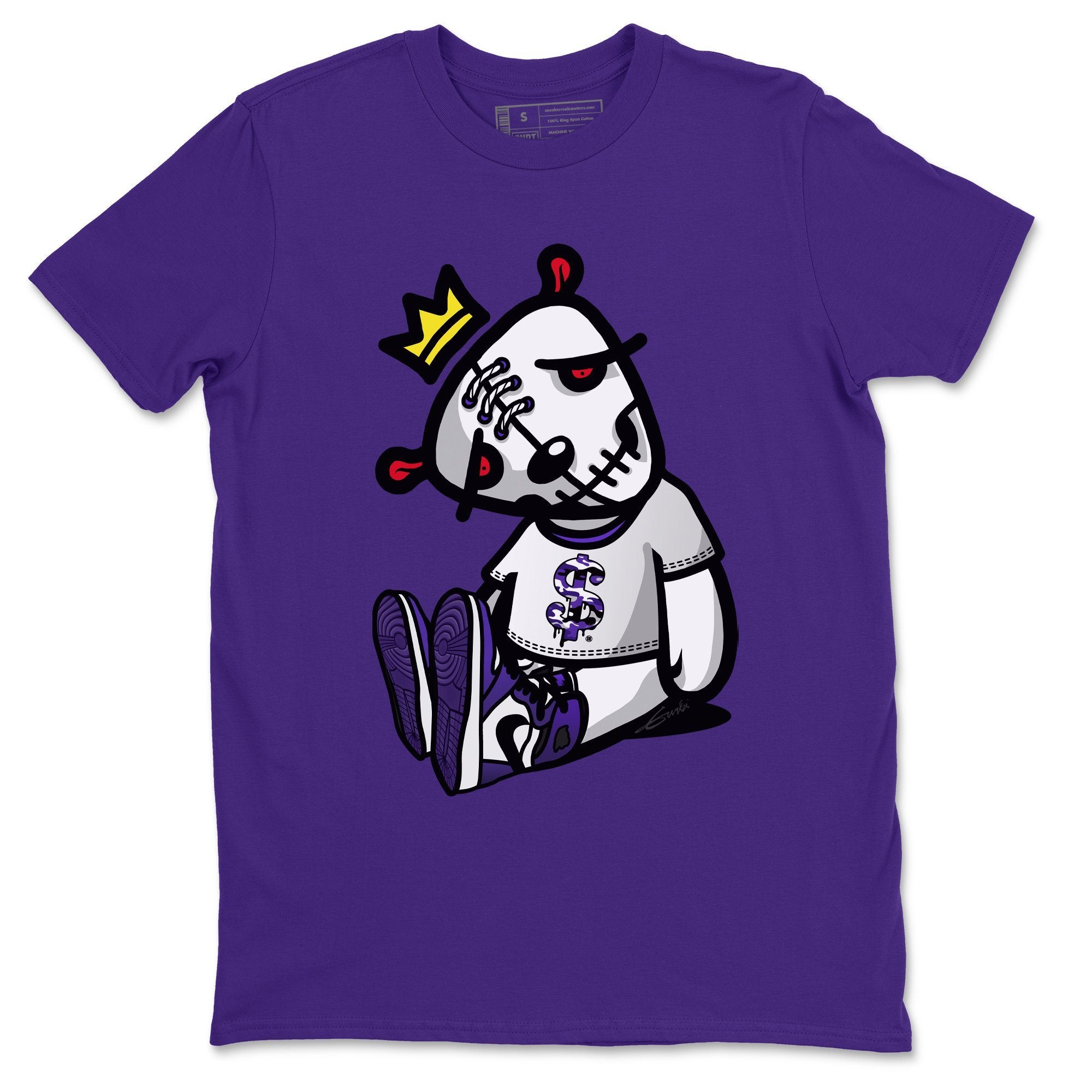 Dead Dolls Unisex Tops - Air Jordan 1 Court Purple
