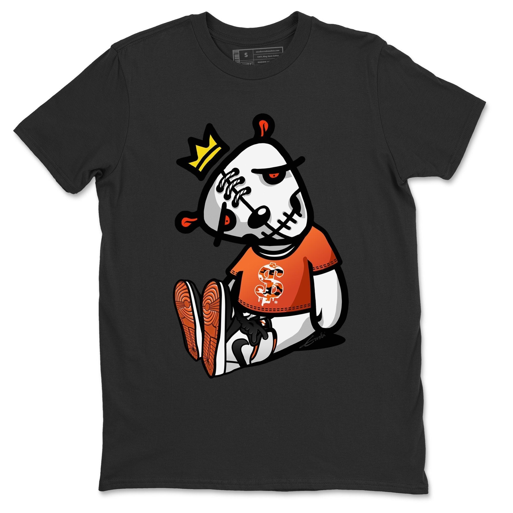 Dead Dolls Unisex Tops - Air Jordan 1 Electro Orange