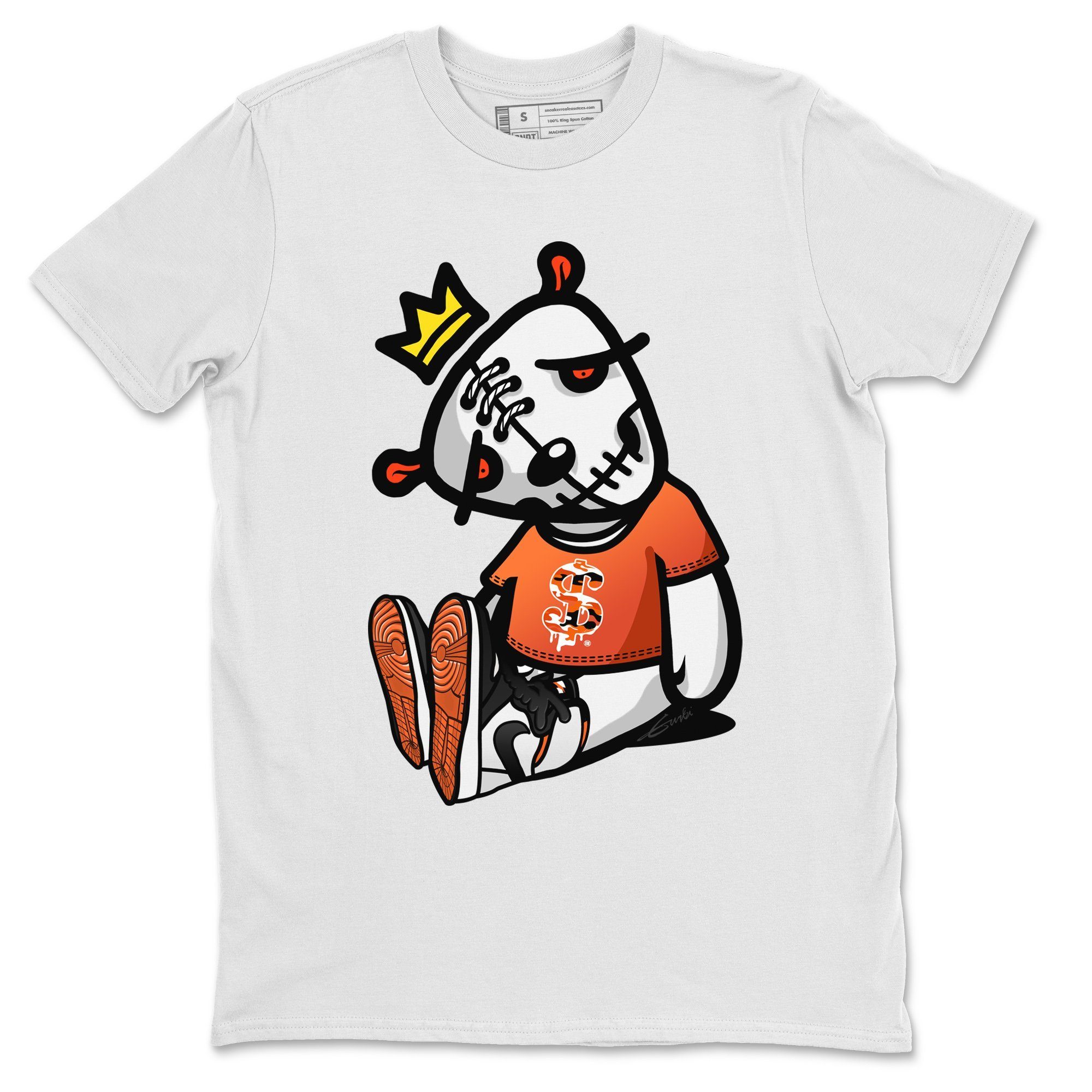 Dead Dolls Unisex Tops - Air Jordan 1 Electro Orange