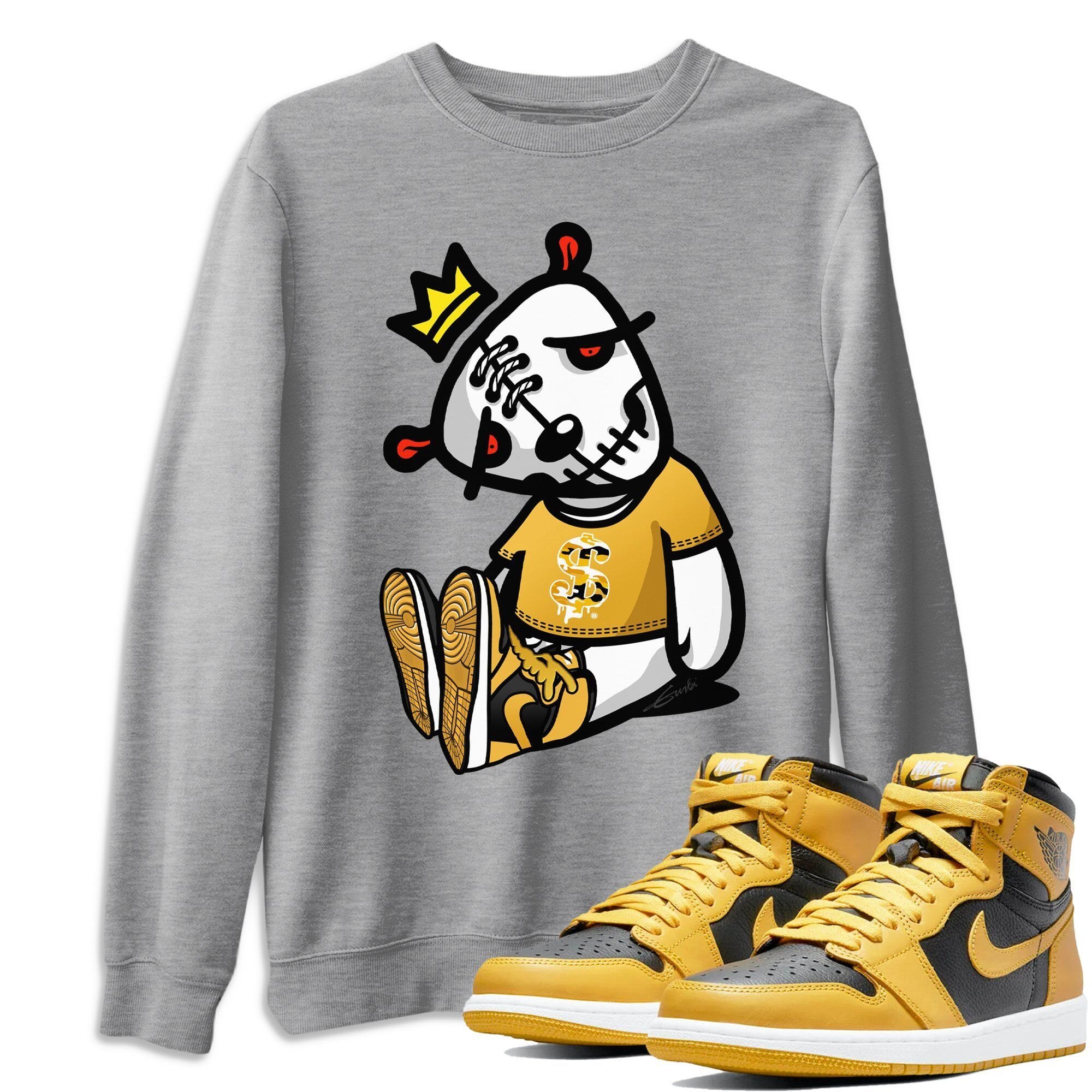 Dead Dolls Unisex Tops - Air Jordan 1 Pollen