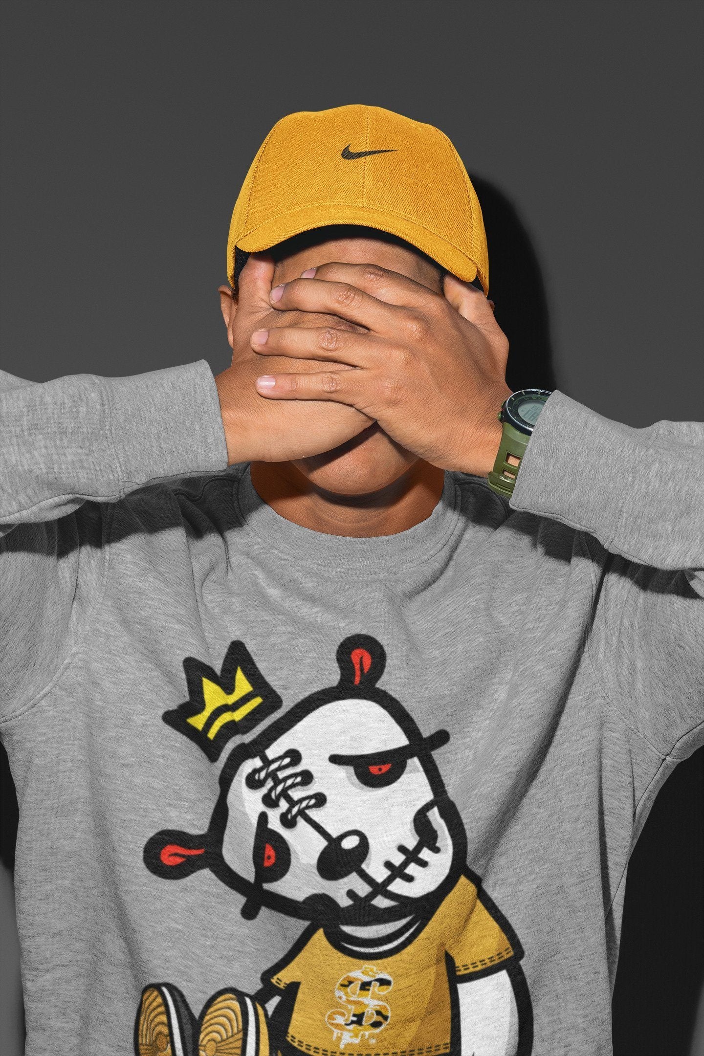 Dead Dolls Unisex Tops - Air Jordan 1 Pollen