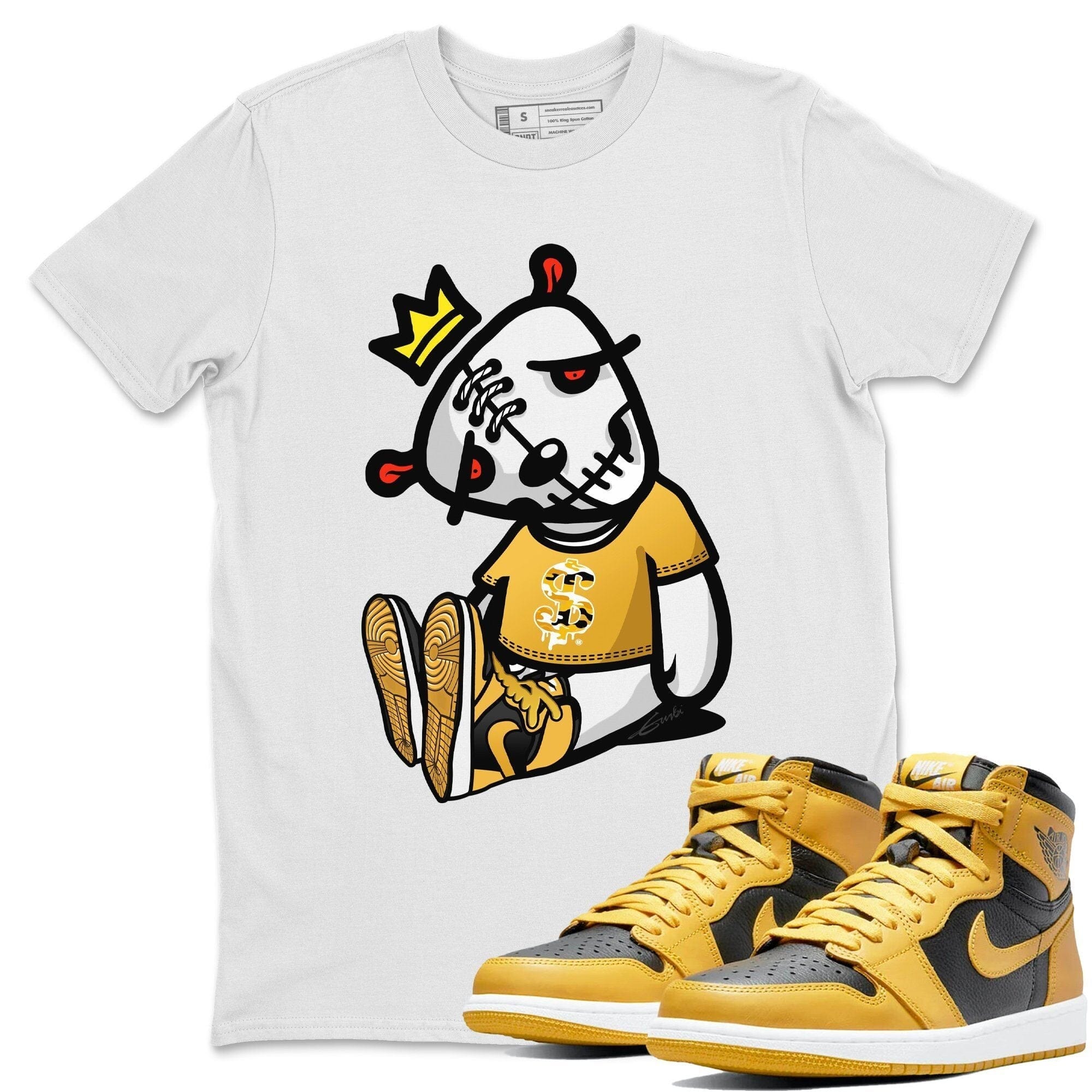 Dead Dolls Unisex Tops - Air Jordan 1 Pollen