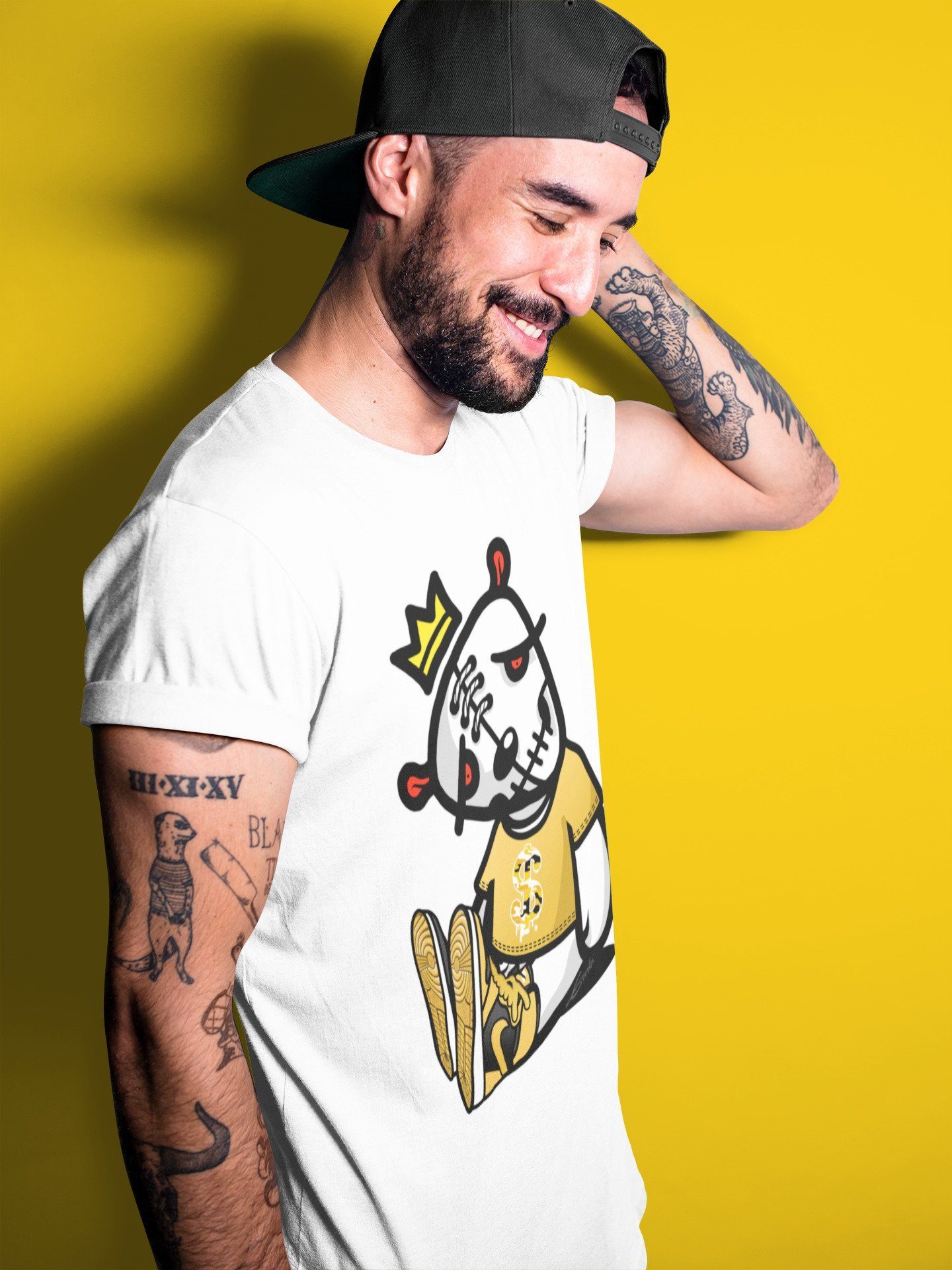 Dead Dolls Unisex Tops - Air Jordan 1 Pollen