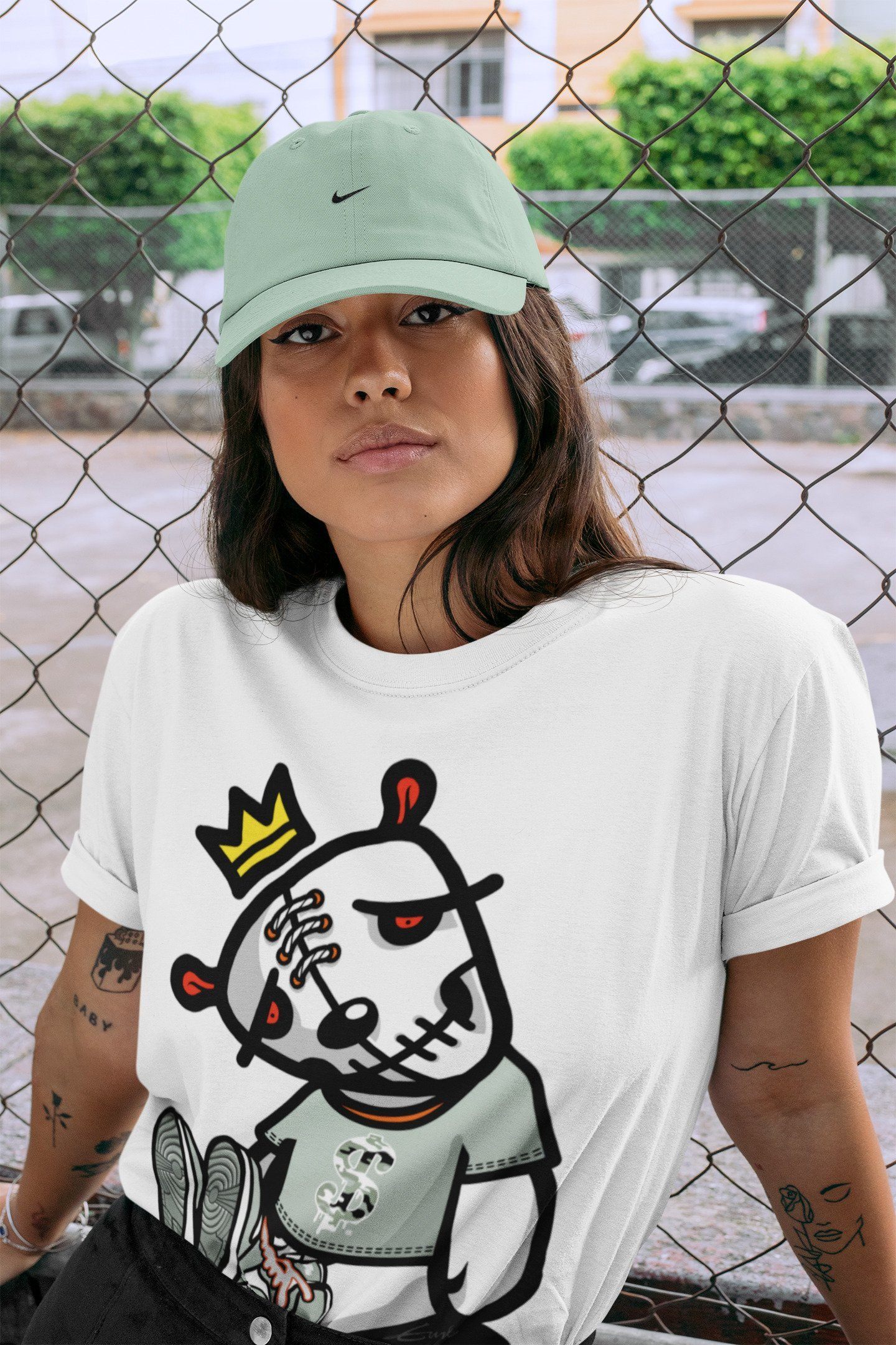Dead Dolls Unisex Tops - Air Jordan 1 Seafoam