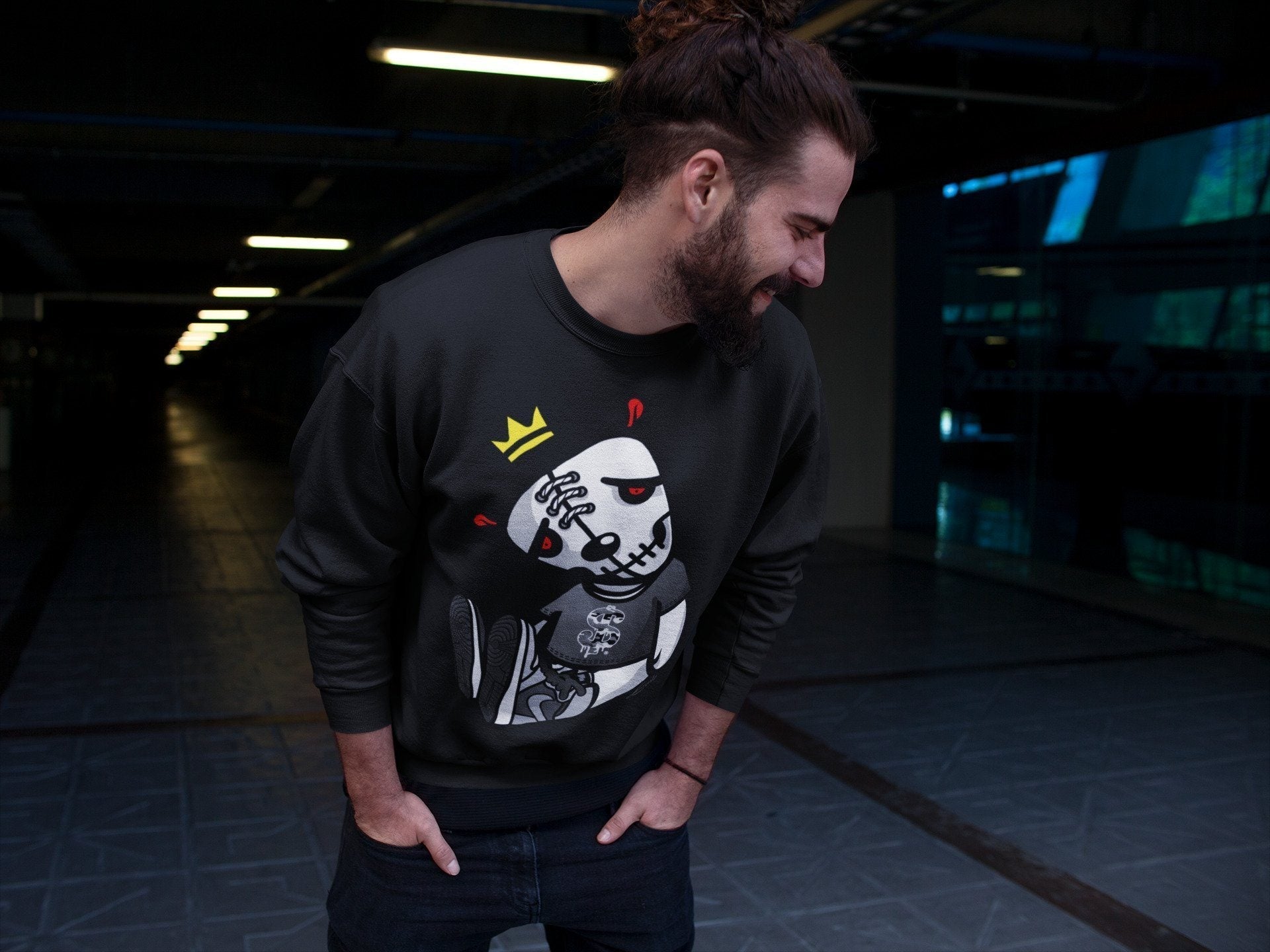 Dead Dolls Unisex Tops - Air Jordan 1 Shadow 2.0