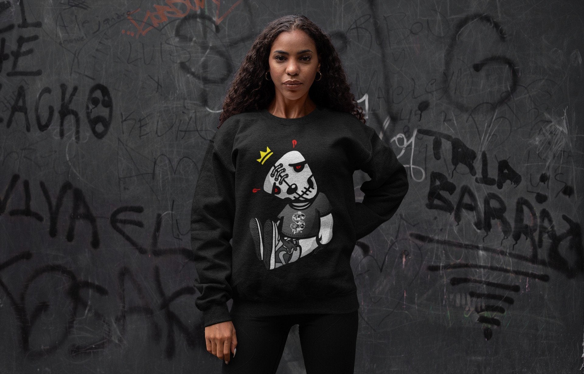 Dead Dolls Unisex Tops - Air Jordan 1 Shadow 2.0