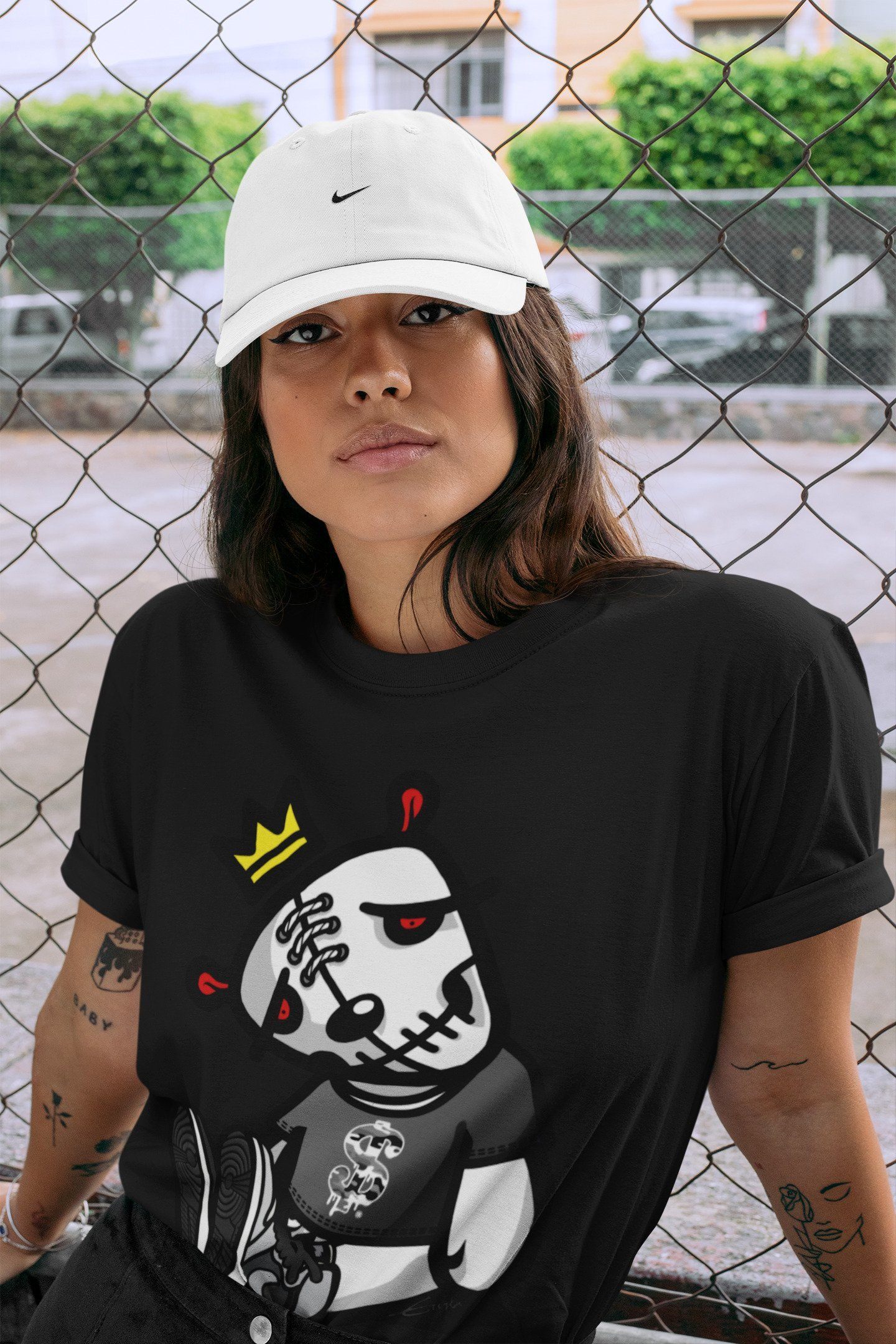 Dead Dolls Unisex Tops - Air Jordan 1 Shadow 2.0