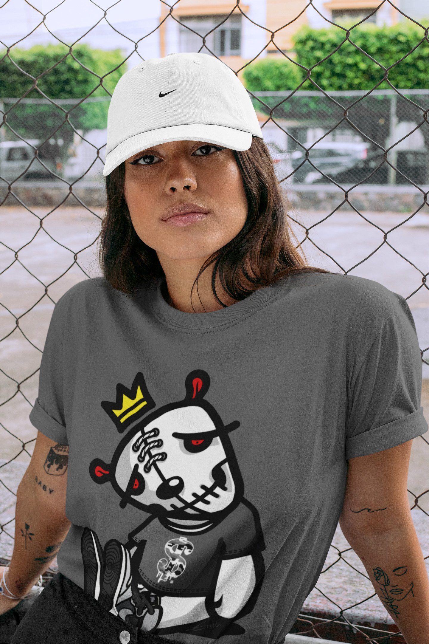 Dead Dolls Unisex Tops - Air Jordan 1 Shadow 2.0