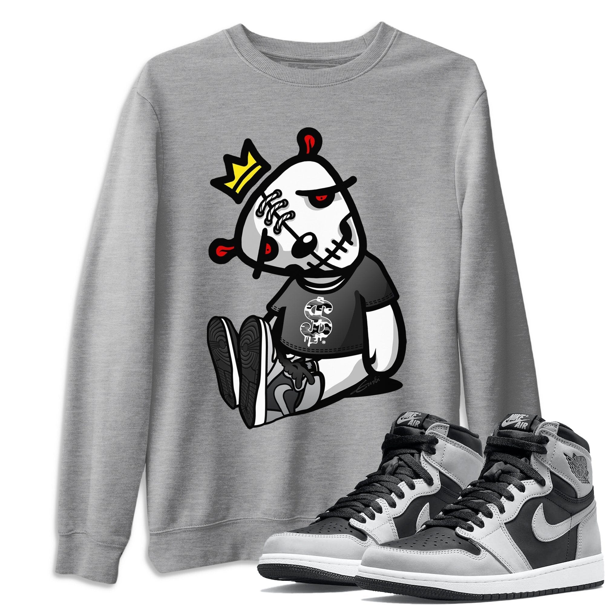 Dead Dolls Unisex Tops - Air Jordan 1 Shadow 2.0