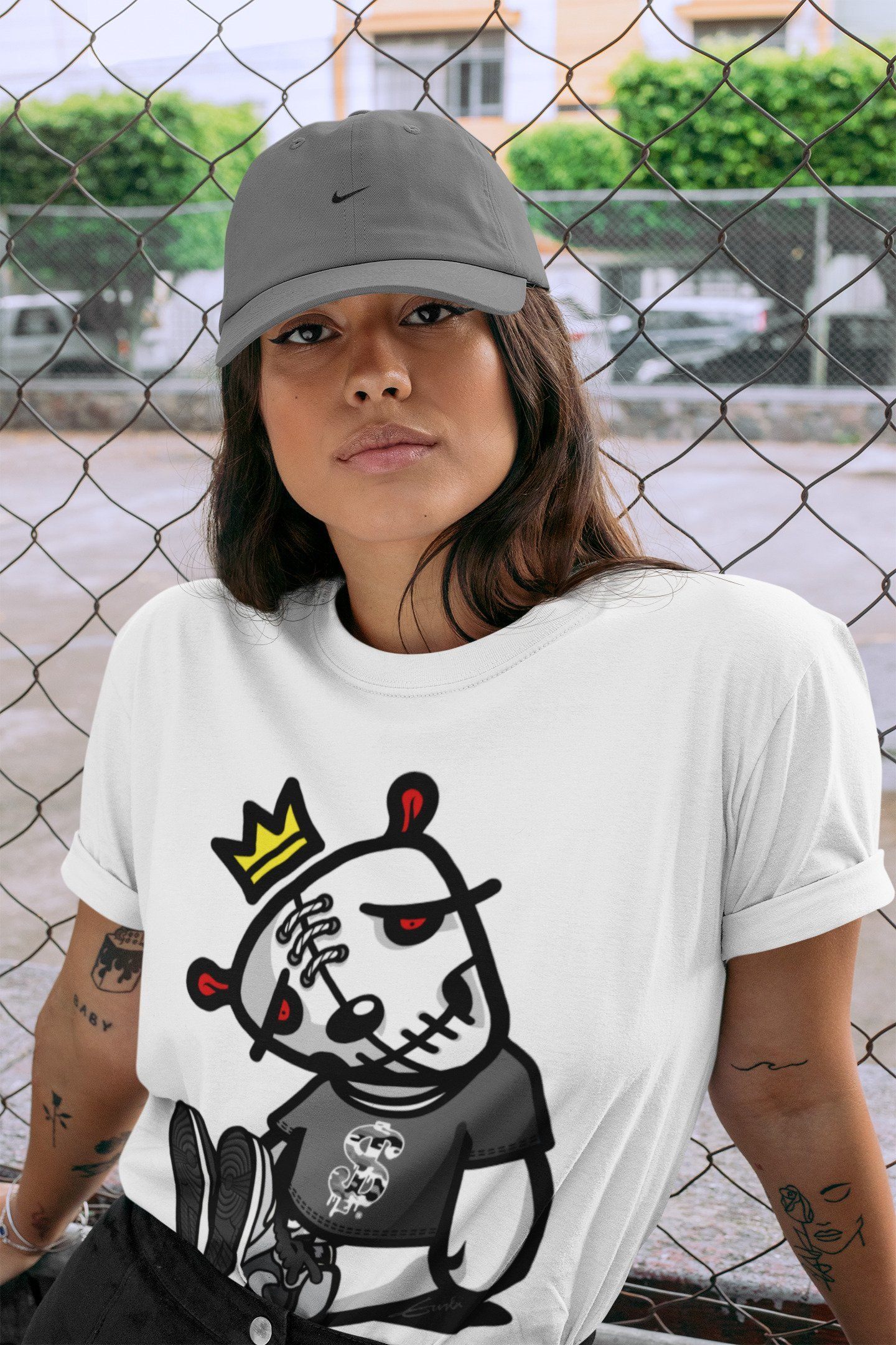Dead Dolls Unisex Tops - Air Jordan 1 Shadow 2.0