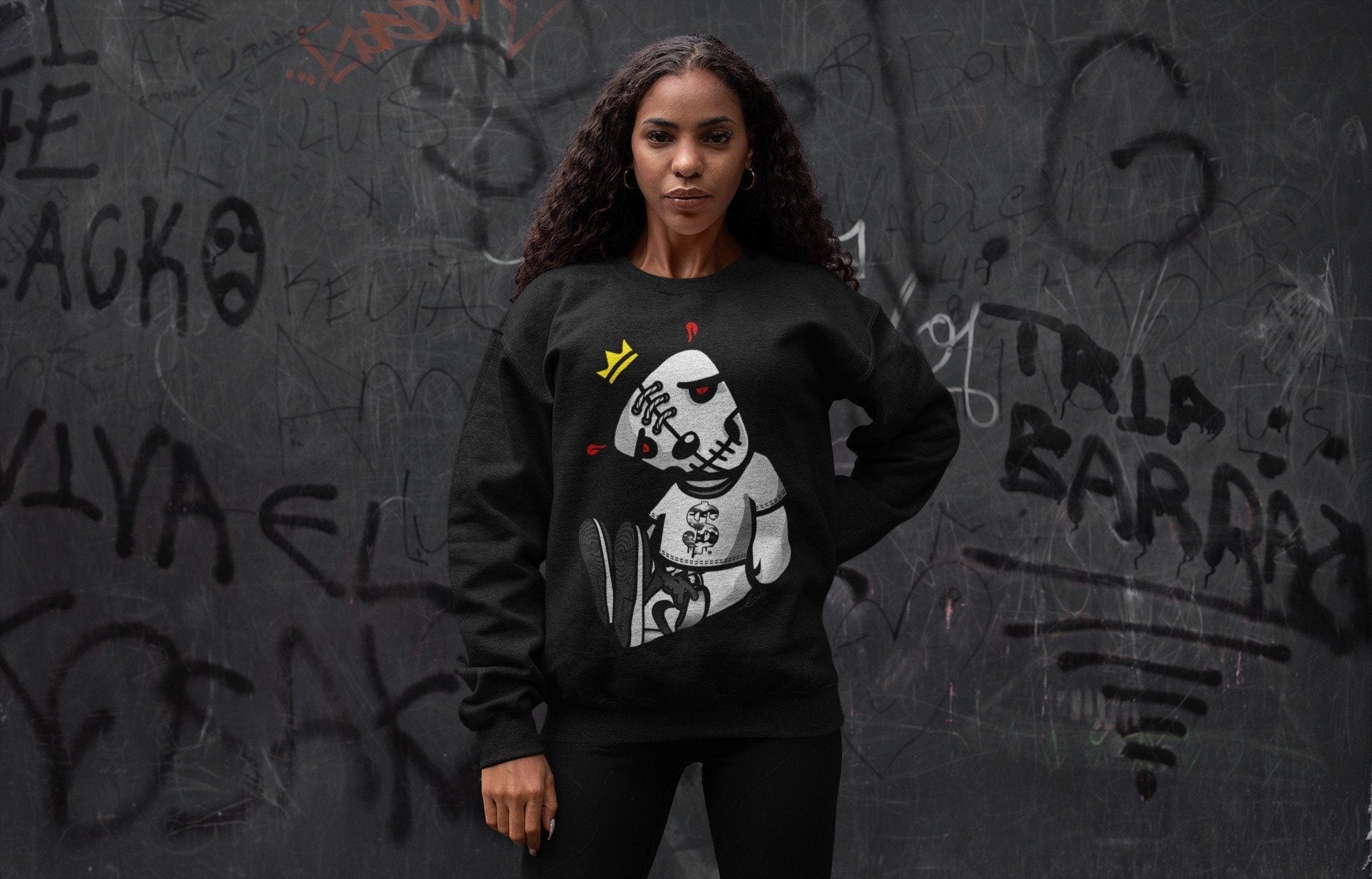 Dead Dolls Unisex Tops - Air Jordan 1 Silver Toe