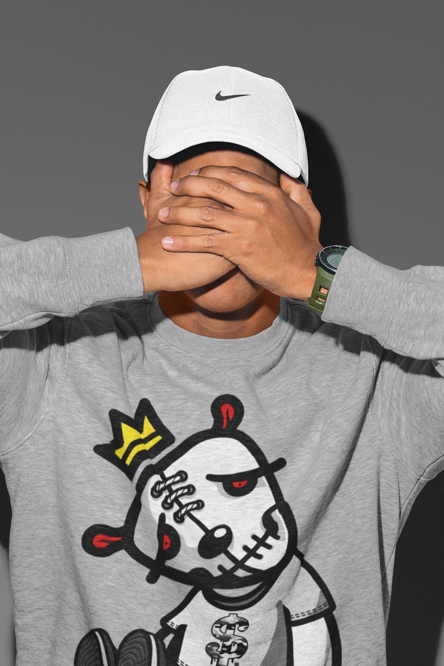 Dead Dolls Unisex Tops - Air Jordan 1 Silver Toe