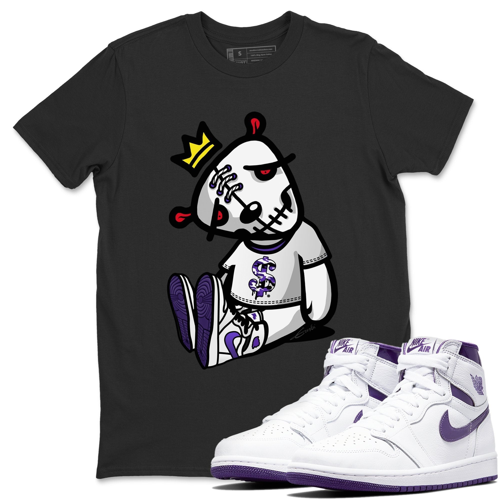 Dead Dolls Unisex Tops - Air Jordan 1 WMNS Court Purple