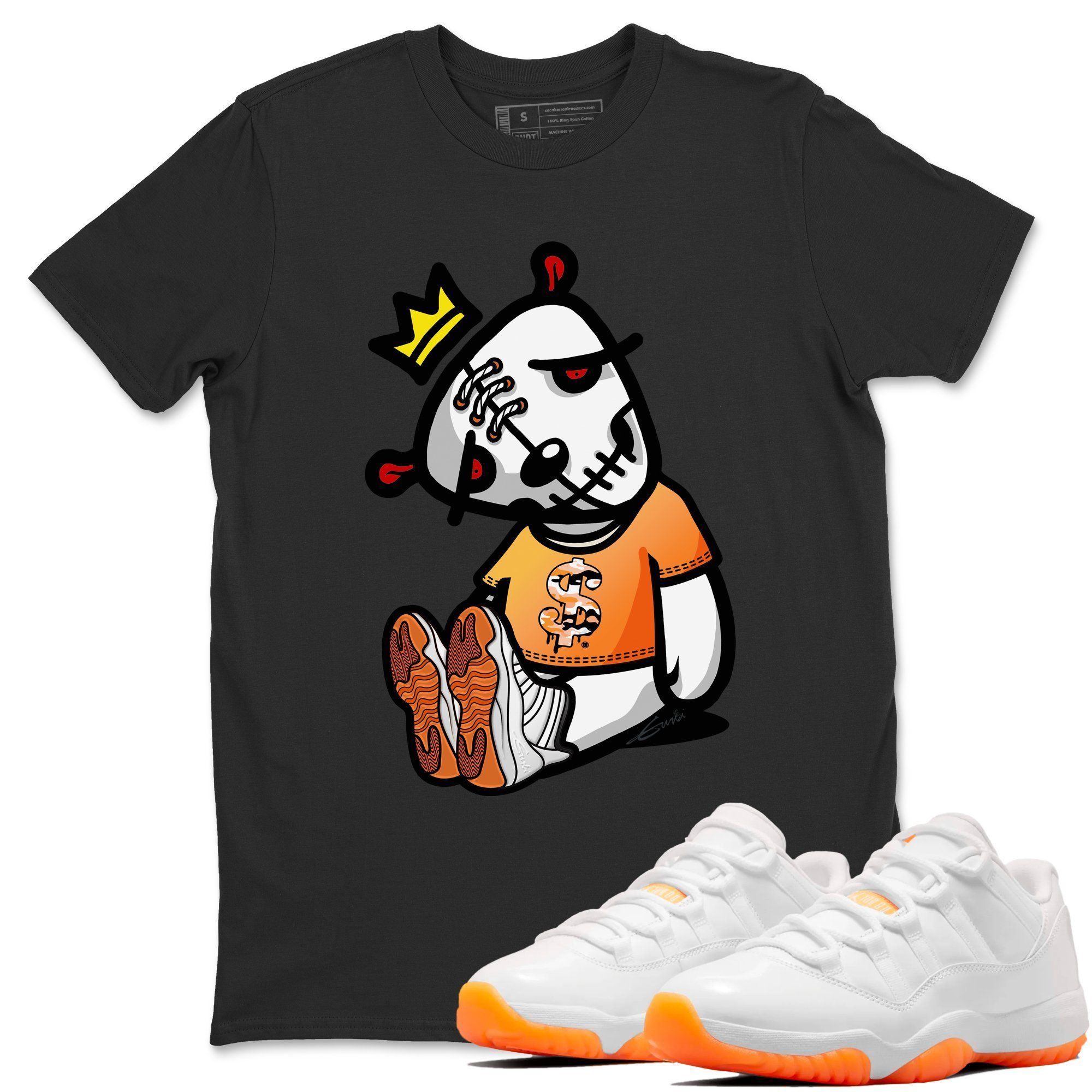 Dead Dolls Unisex Tops - Air Jordan 11 Citrus