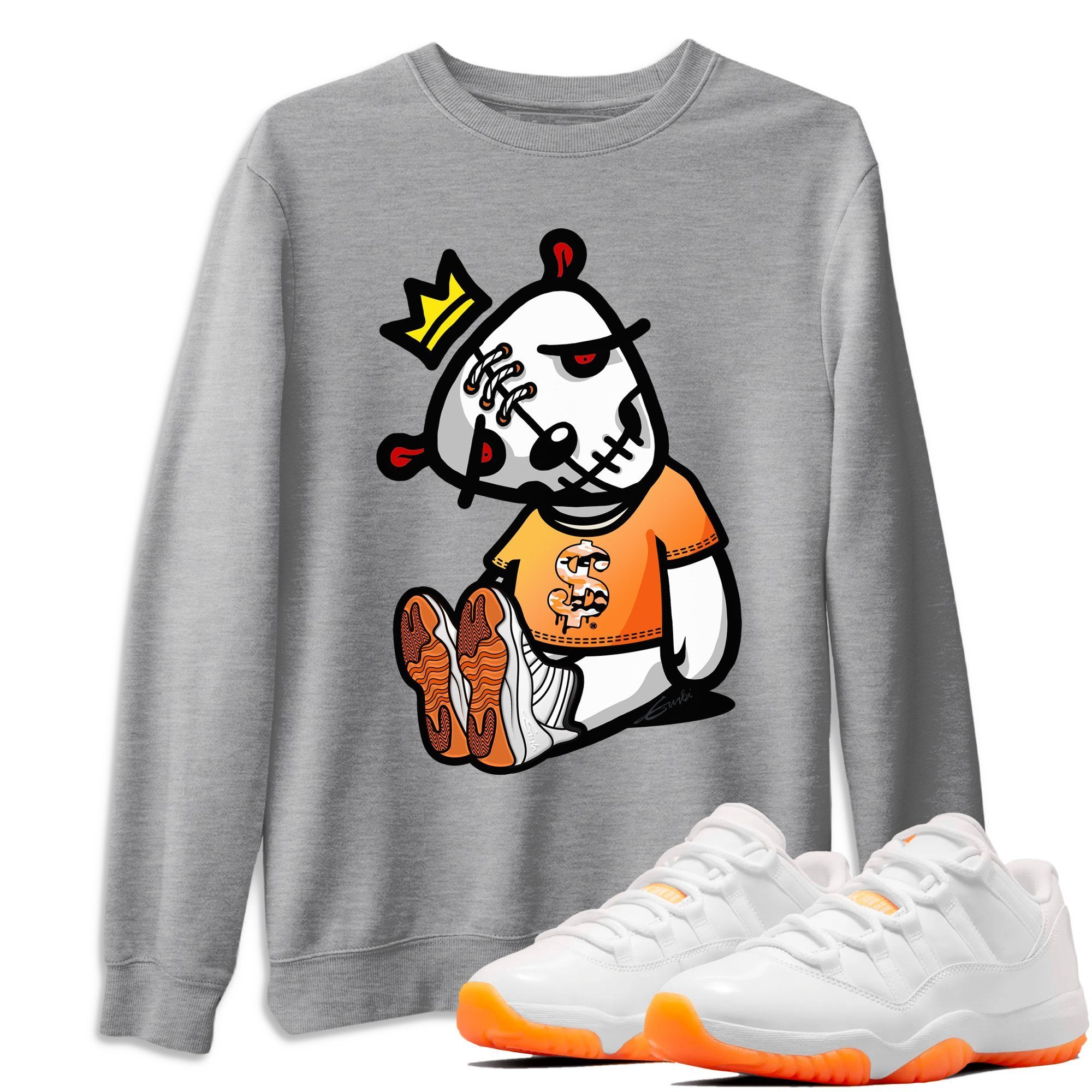 Dead Dolls Unisex Tops - Air Jordan 11 Citrus