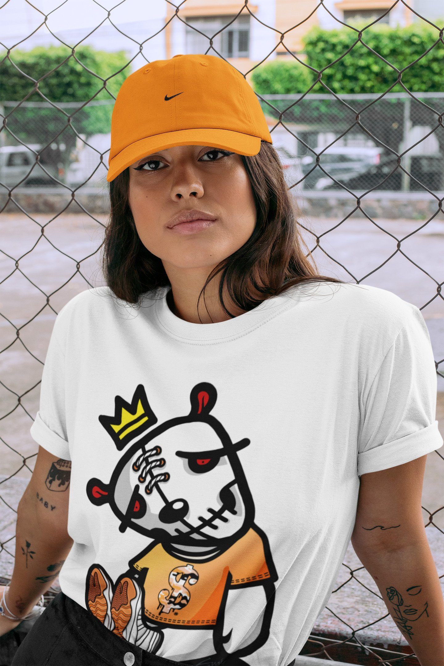 Dead Dolls Unisex Tops - Air Jordan 11 Citrus