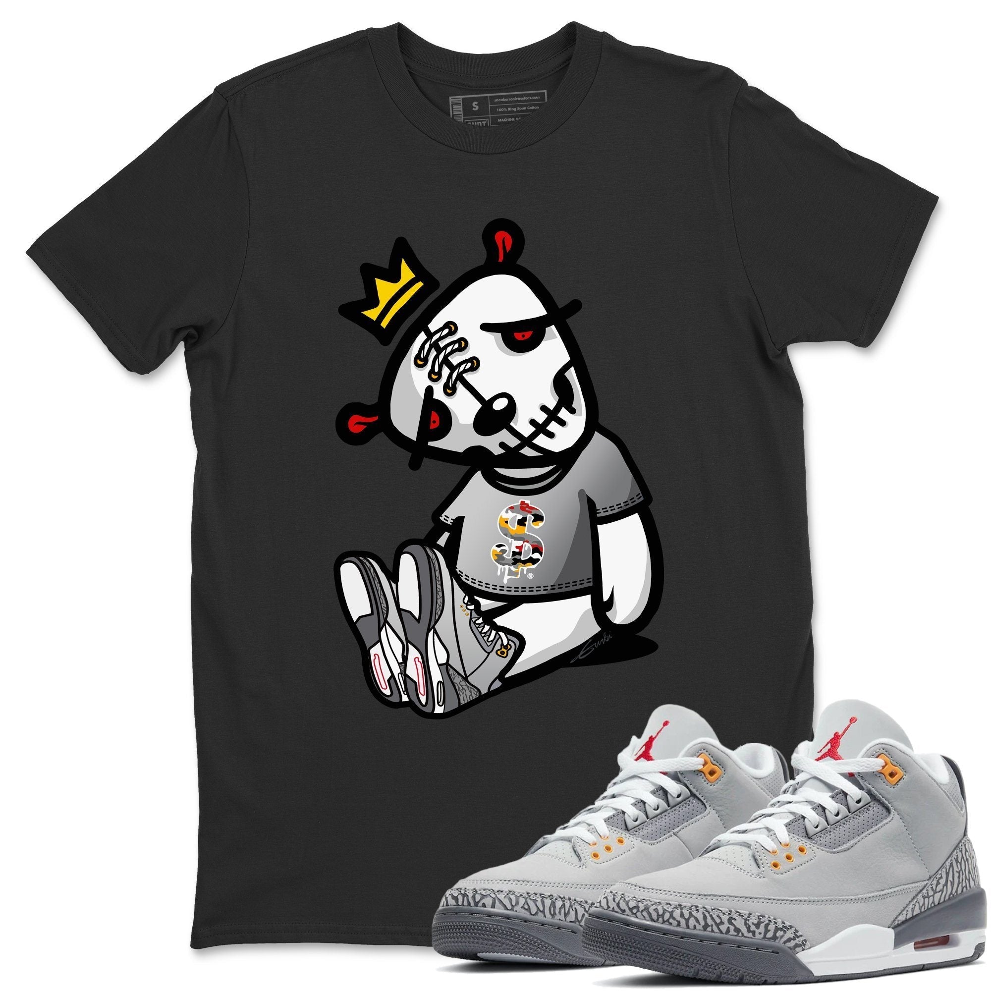 Dead Dolls Unisex Tops - Air Jordan 3 Cool Grey